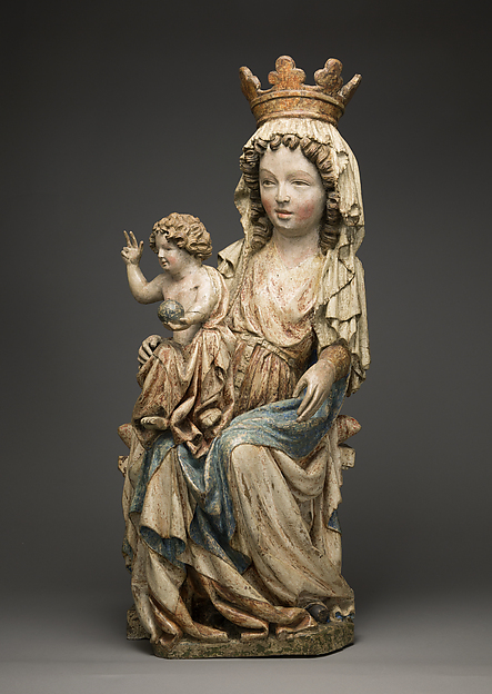 Enthroned Virgin and Child by Anonymous