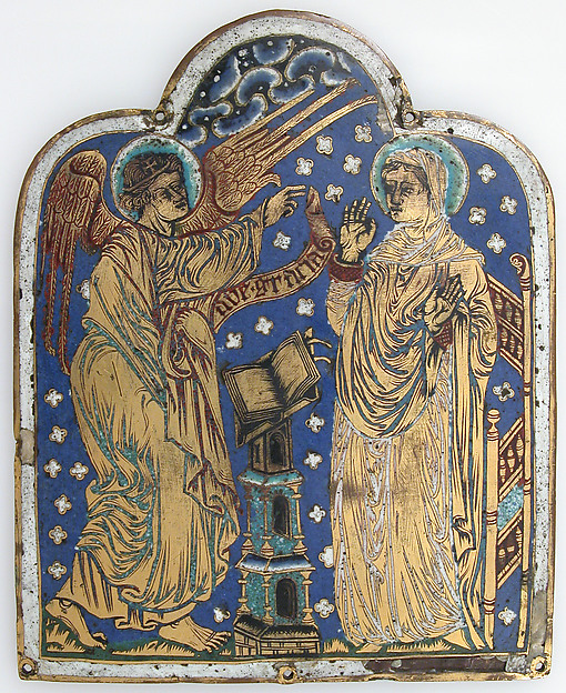 Plaque with The Annunciation by Anonymous