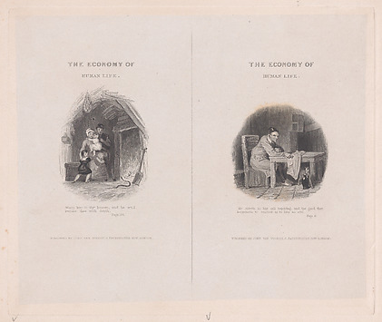 Image for Two illustrations for "The Economy of Human Life"