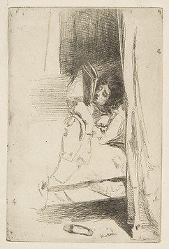 Reading in Bed (The Slipper)