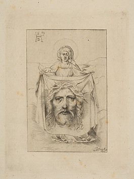 Saint Veronica with the Sudarium, Sebald Beham  German