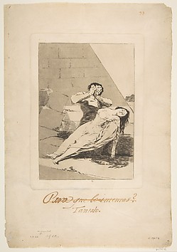 Image for Plate 9 from &#39;Los Caprichos&#39;: Tantalus (Tantalo.)