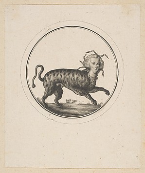 Image for Caricature Showing Marie Antoinette as a Leopard