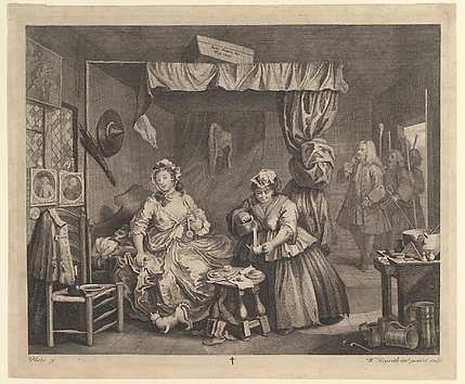 Image for A Harlot&#39;s Progress, Plate 3