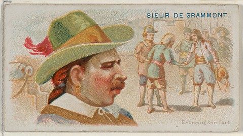 Allen & Ginter, Alexander Bras-de-Fer, In Ambush, from the Pirates of the  Spanish Main series (N19) for Allen & Ginter Cigarettes