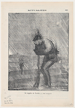 Image for The torments of Tantalus... water included, from &#39;News of the day,&#39; published in Le Charivari, November 23, 1870