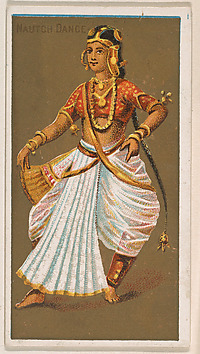 Image for Nautch-Dance, from National Dances (N225, Type 1) issued by Kinney Bros.