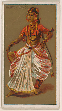 Image for Nautch-Dance, from National Dances (N225, Type 1) issued by Kinney Bros.