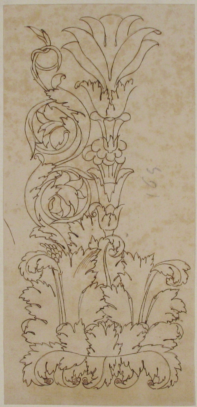 Drawn by Anonymous, French, 16th century | Ornamental drawings (recto ...