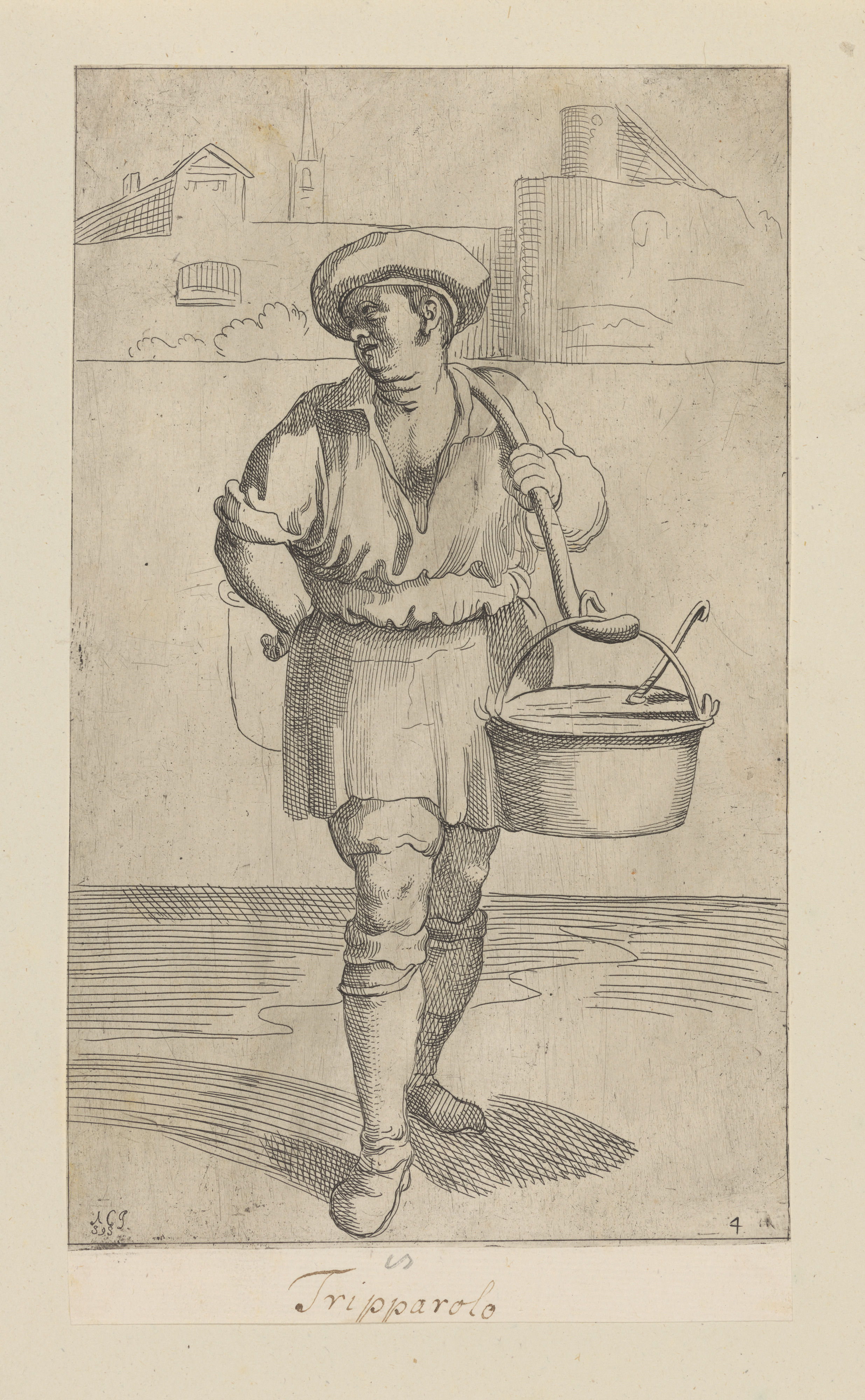 Plate 4: Tripe vendor