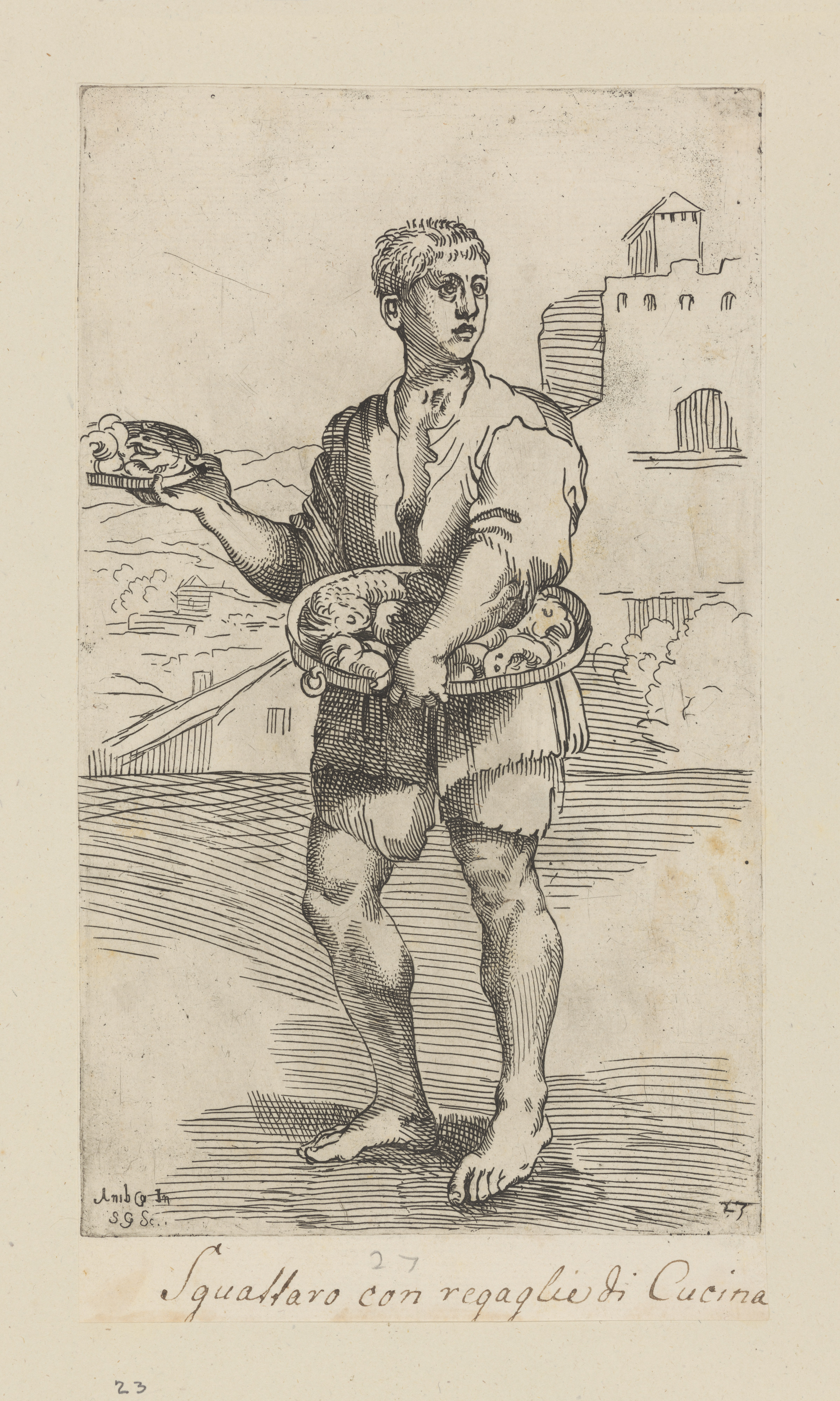 Plate 23: Vendor of kitchen scraps
