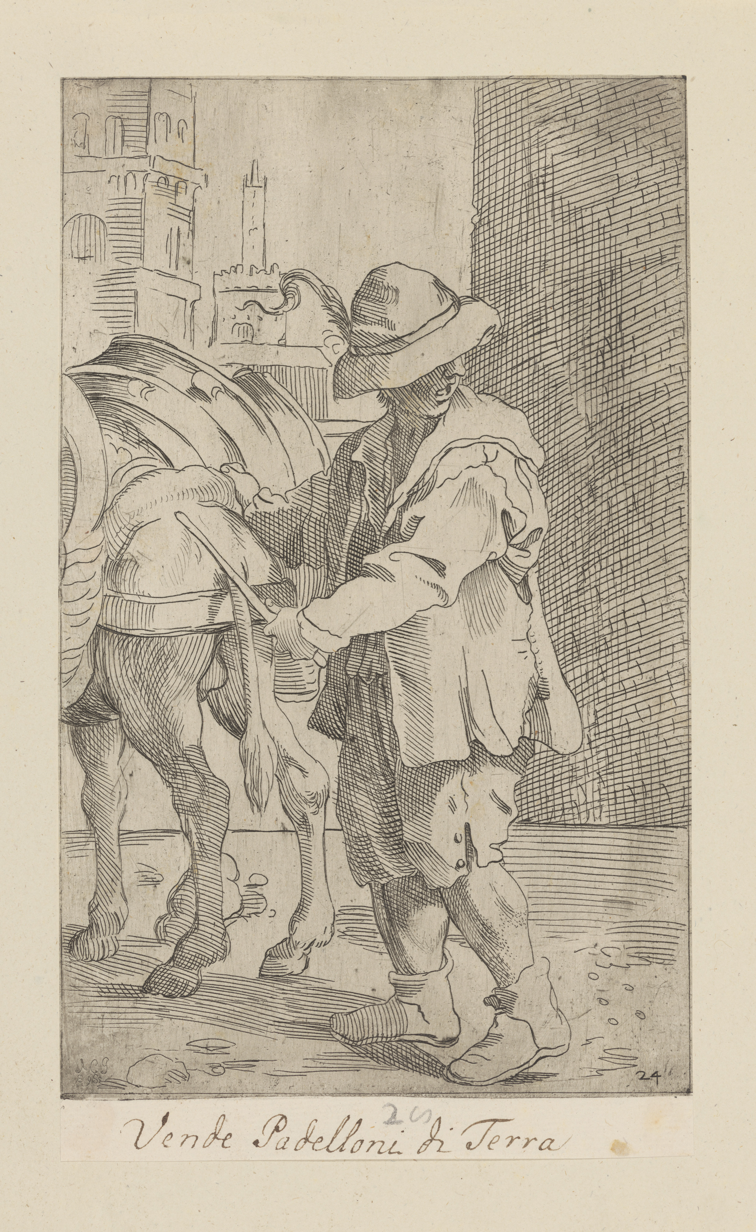 Plate 24: Vendor of earthenware goods