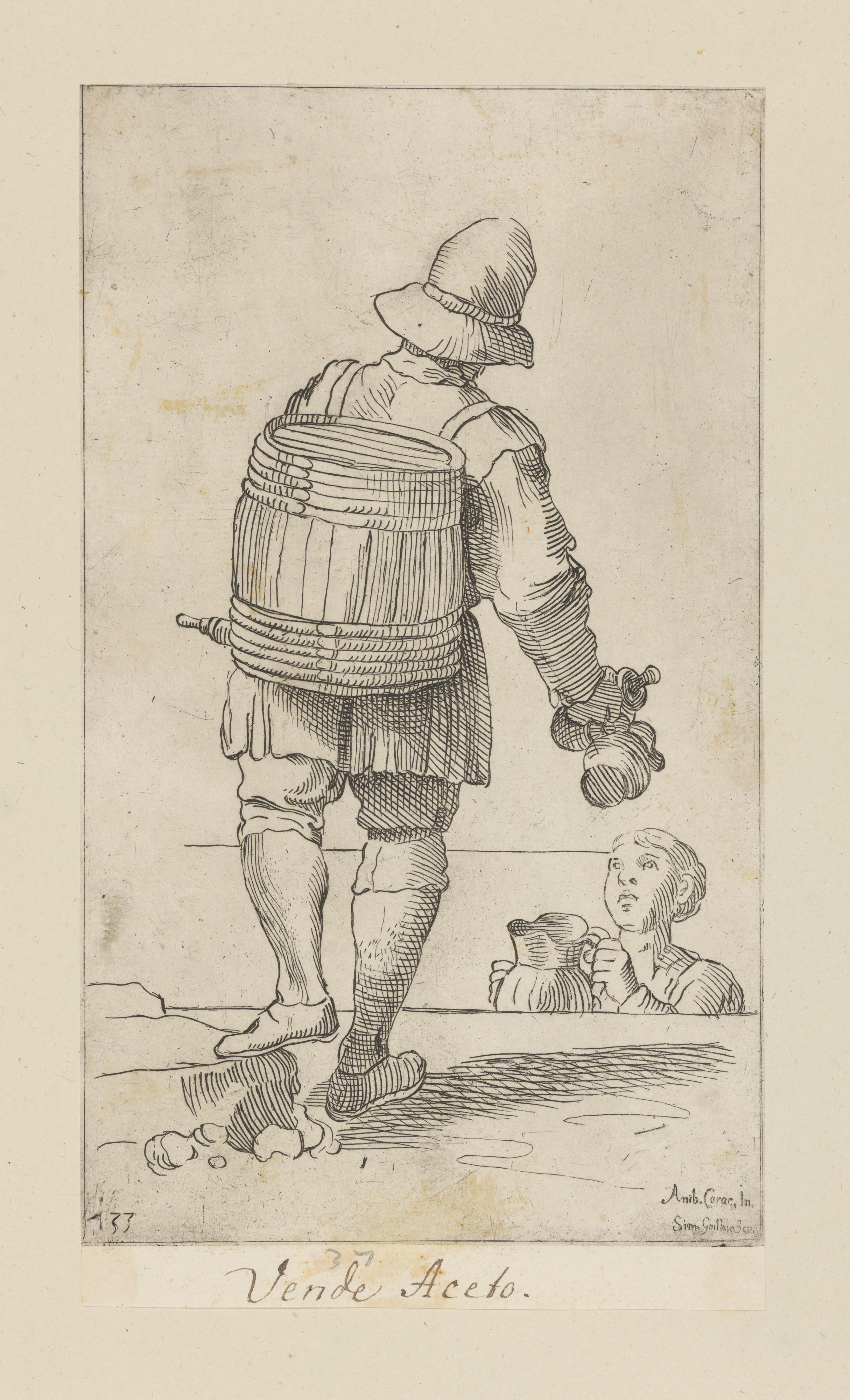 Plate 33: Vinegar vendor