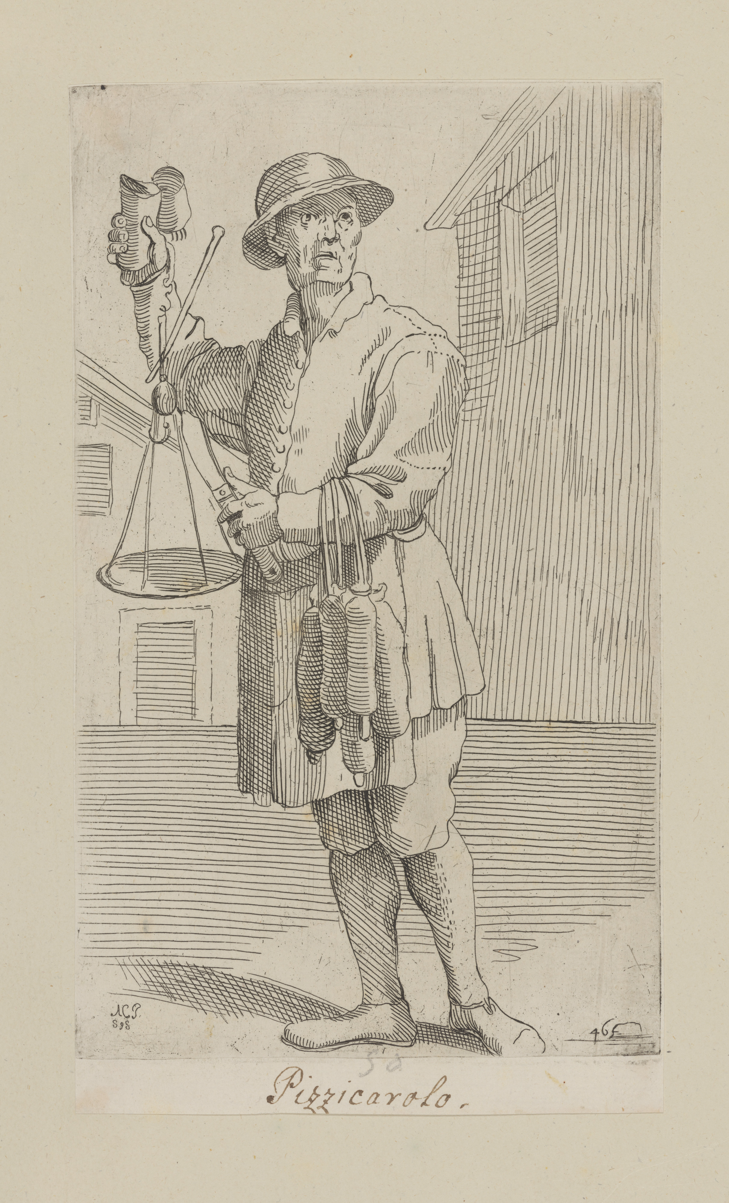Plate 46: Vendor of fresh cheese