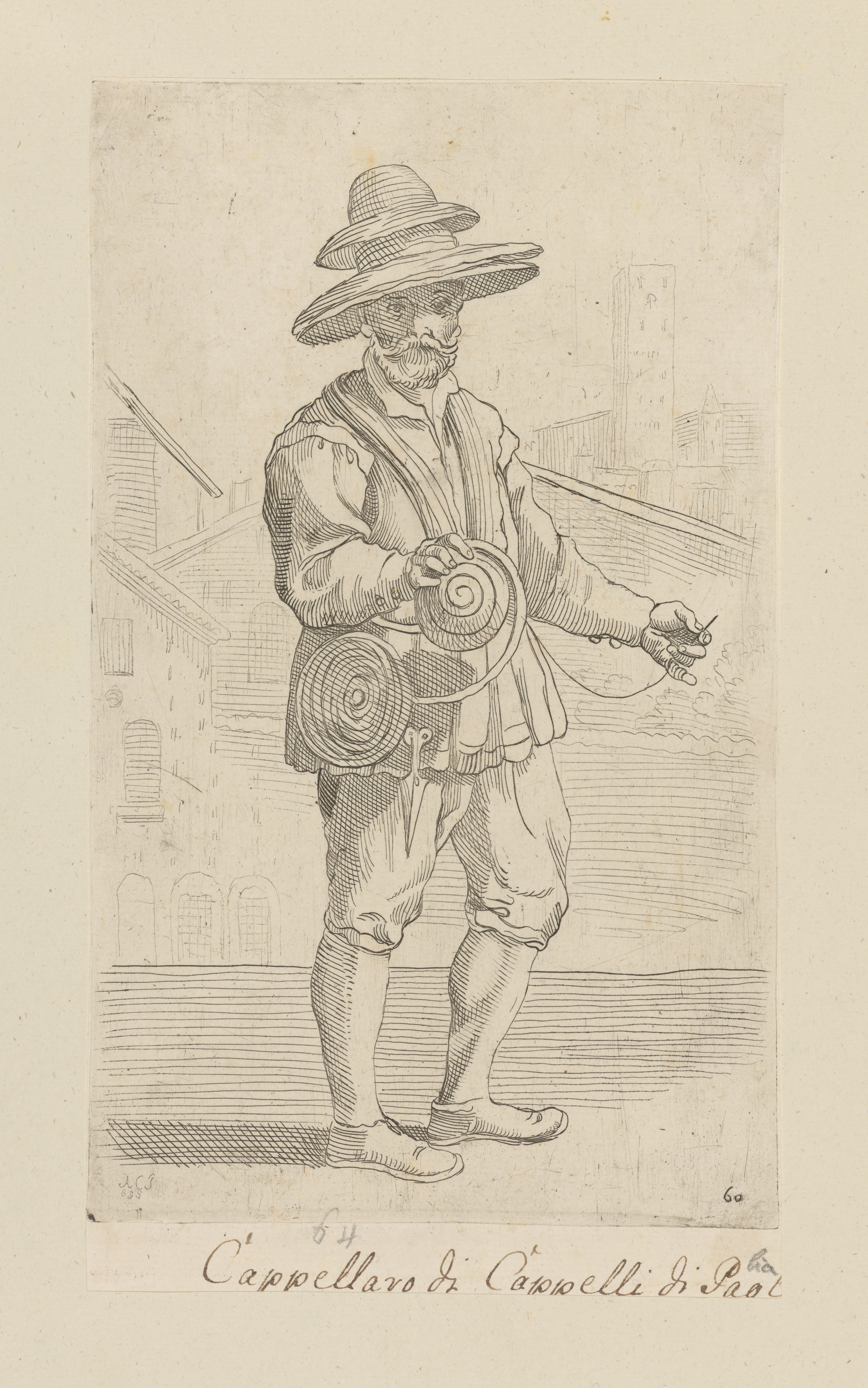 Plate 60: Maker/vendor of straw hats