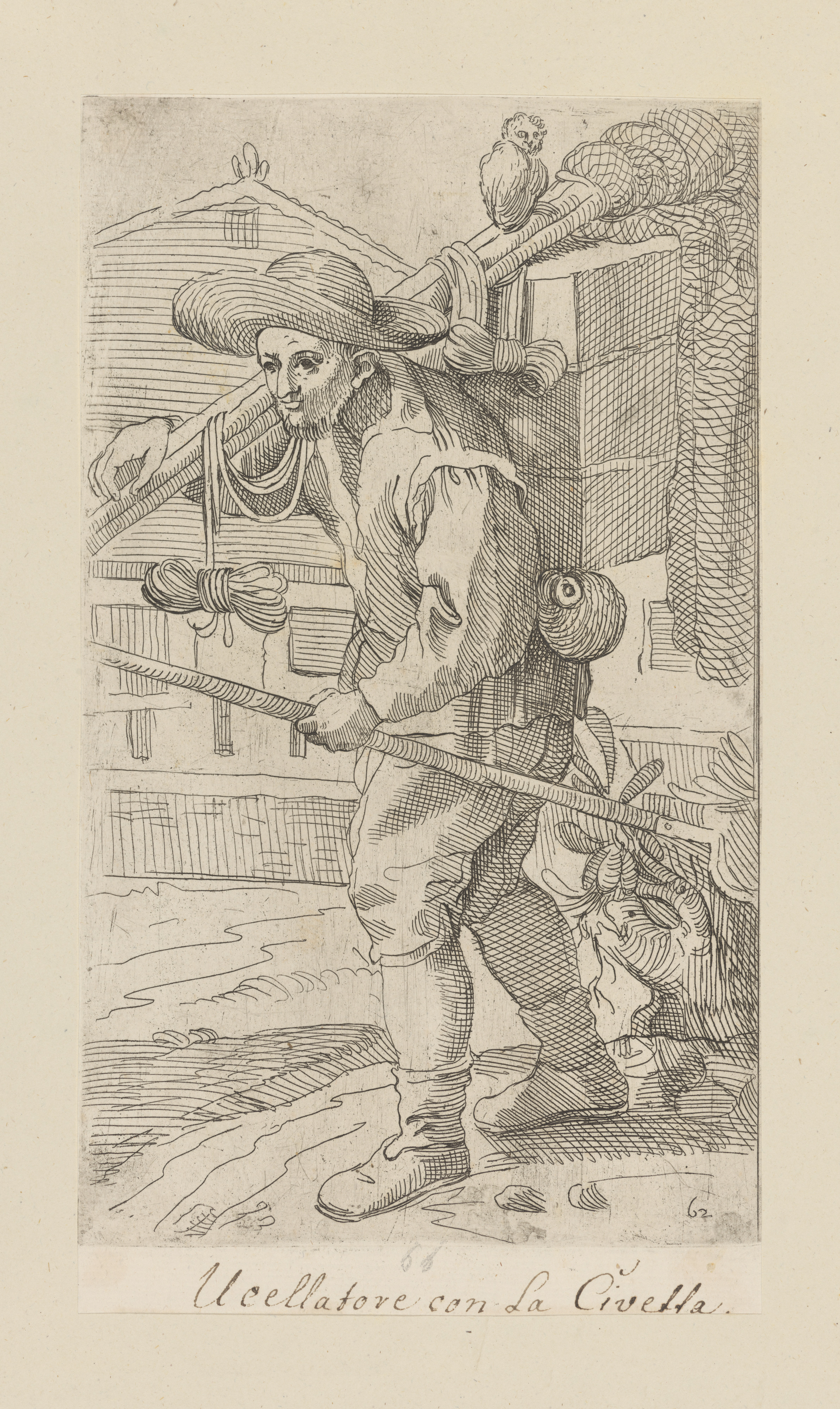 Plate 62: Bird catcher by Simon Guillain II