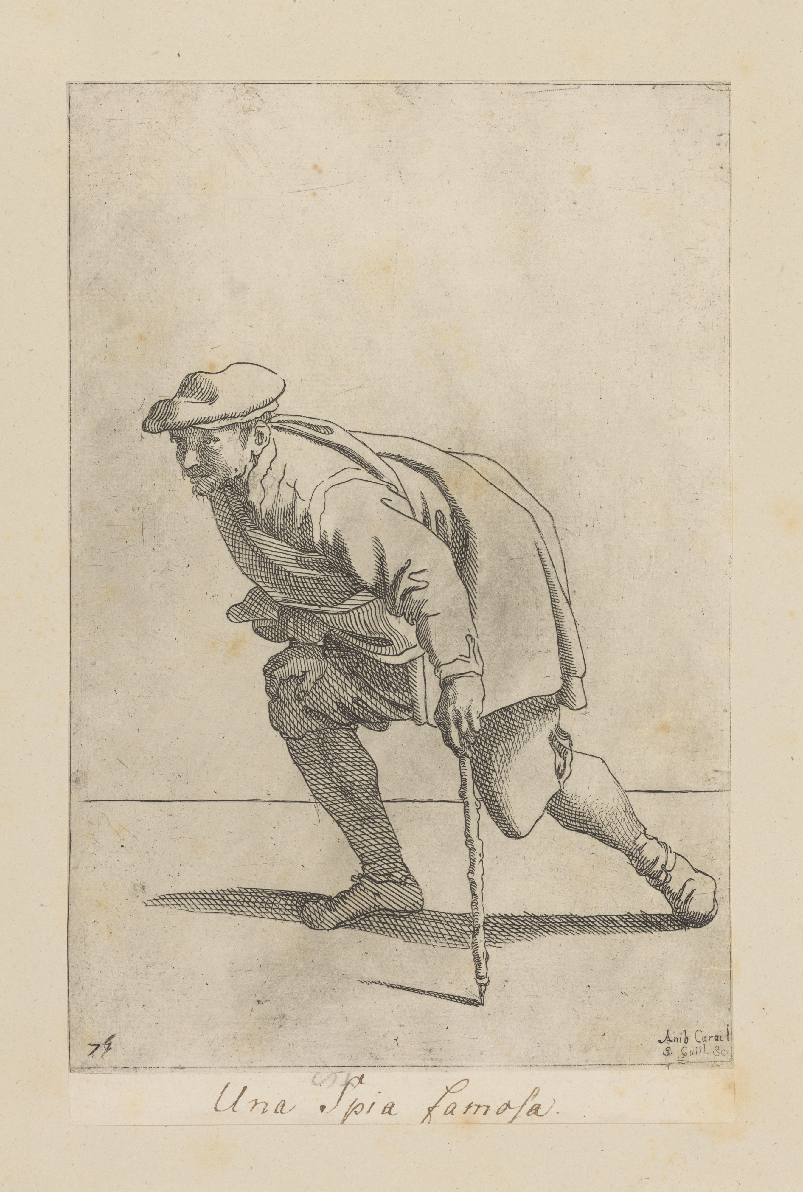 Plate 77: A well known spy