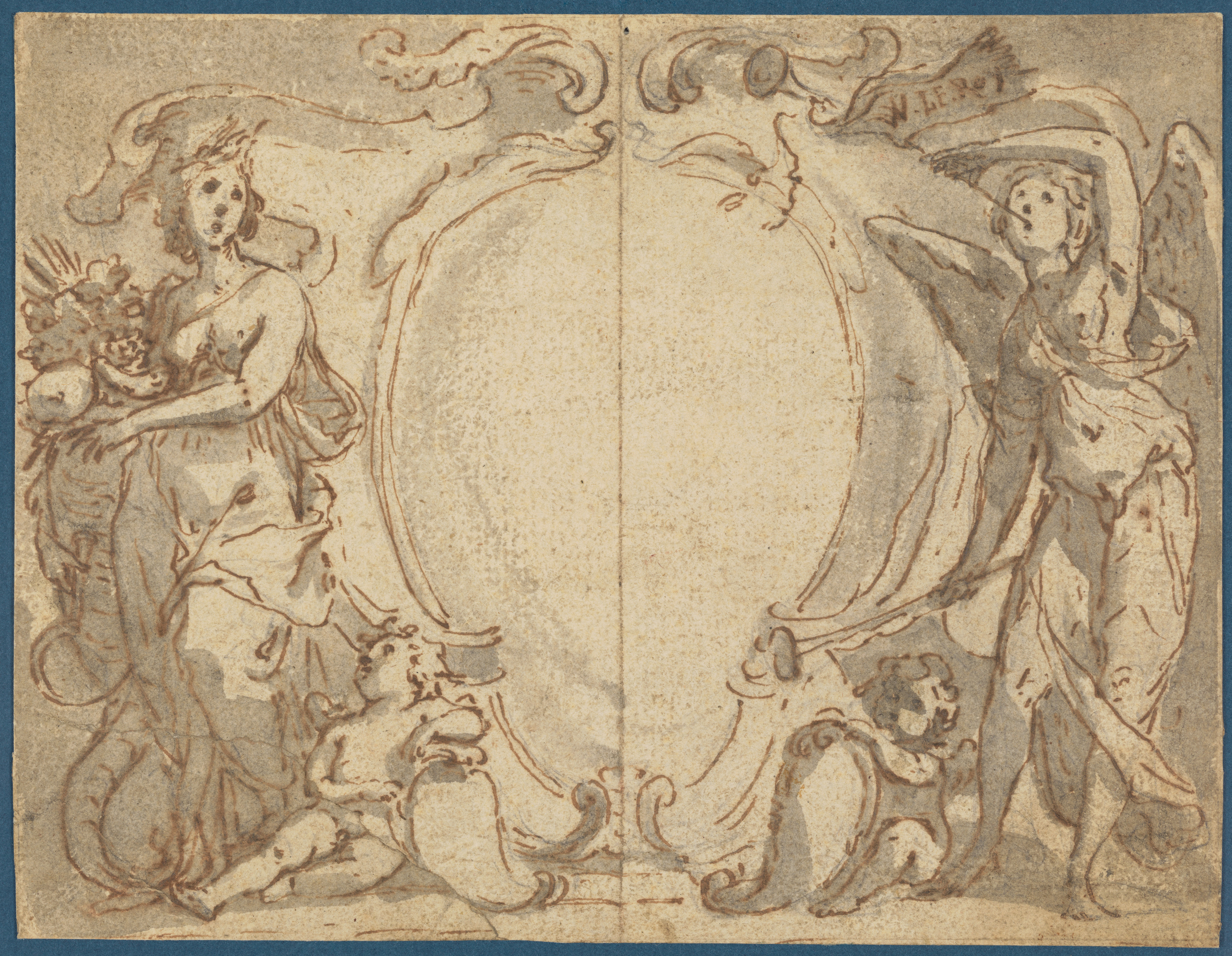 Abraham Bloemaert, Design for a frontispiece