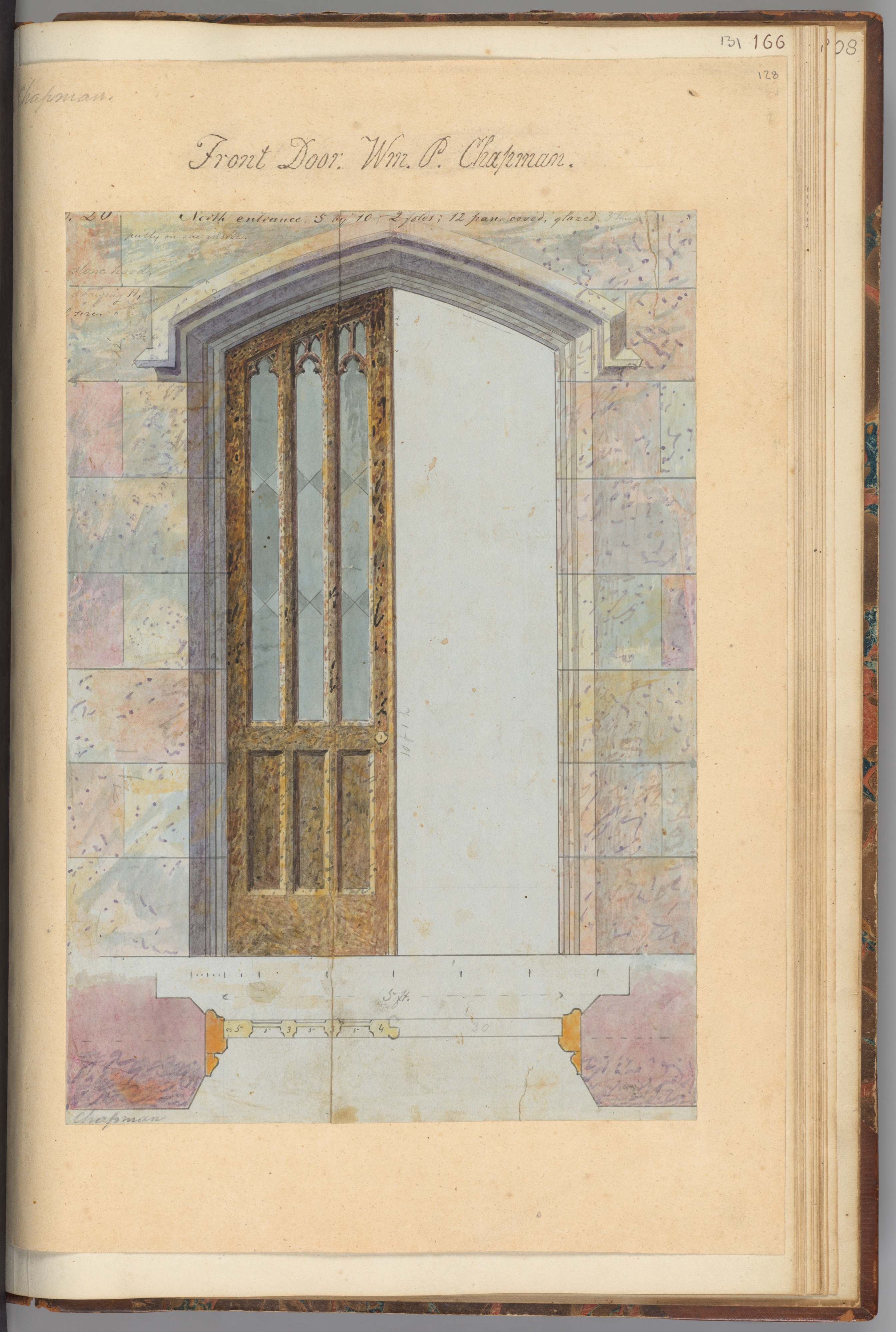 Front Door for Whitby, William P. Chapman House, Rye, New York