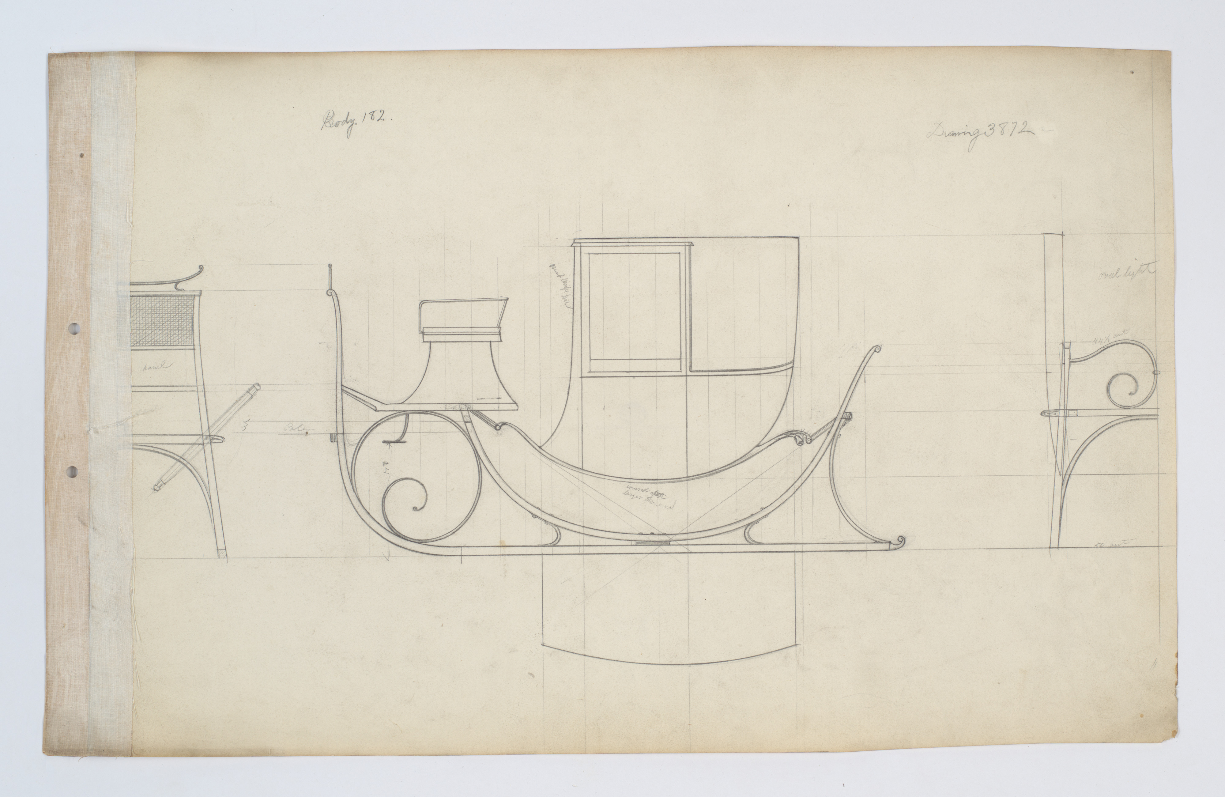 Brewster & Co., Chariot Body Sleigh/Booby Hut #3872