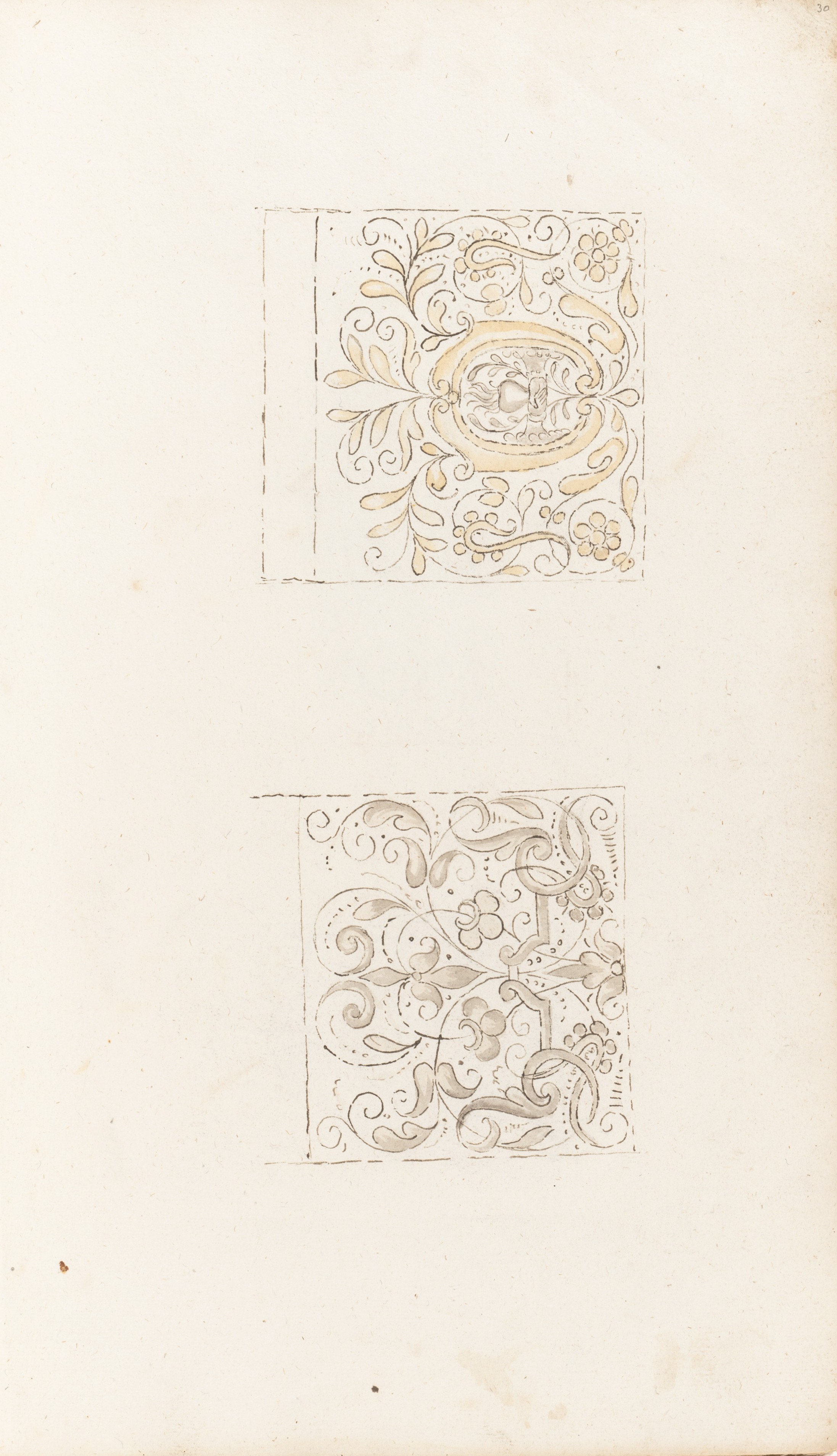 Anonymous, Dutch, 17th century | Album of designs for embroidery ...