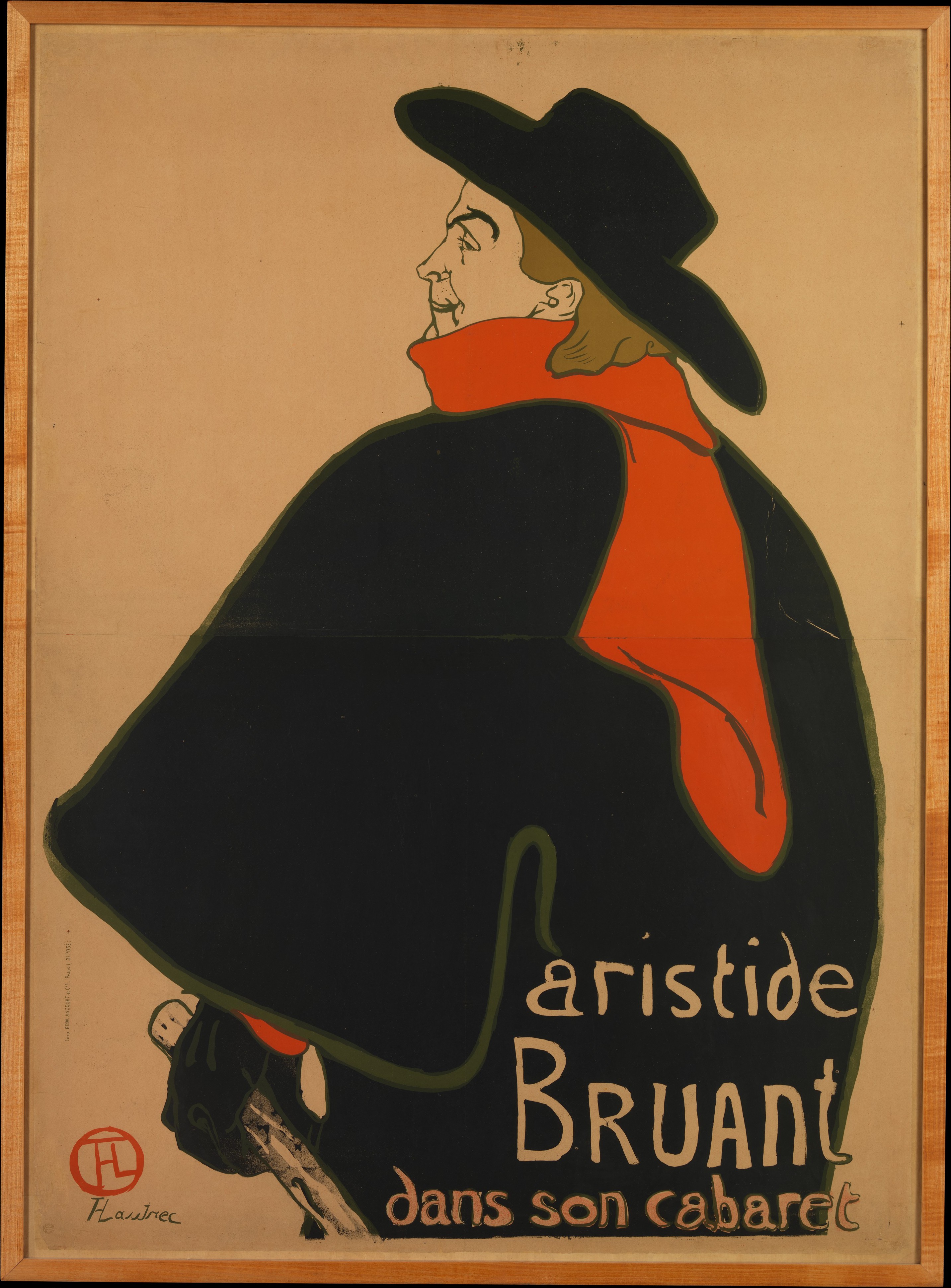 Henri de Toulouse-Lautrec | Aristide Bruant, at His Cabaret | The  Metropolitan Museum of Art