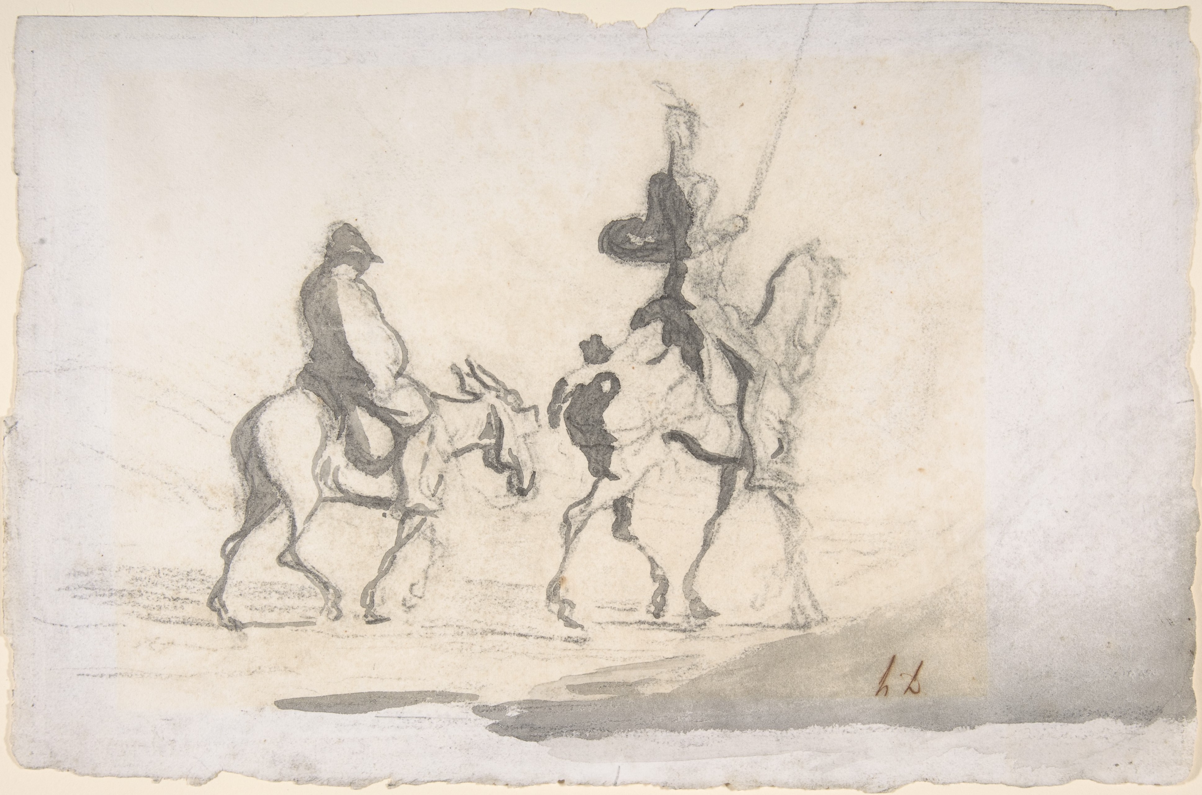 Honore Daumier Don Quixote And Sancho Panza The Metropolitan Museum Of Art