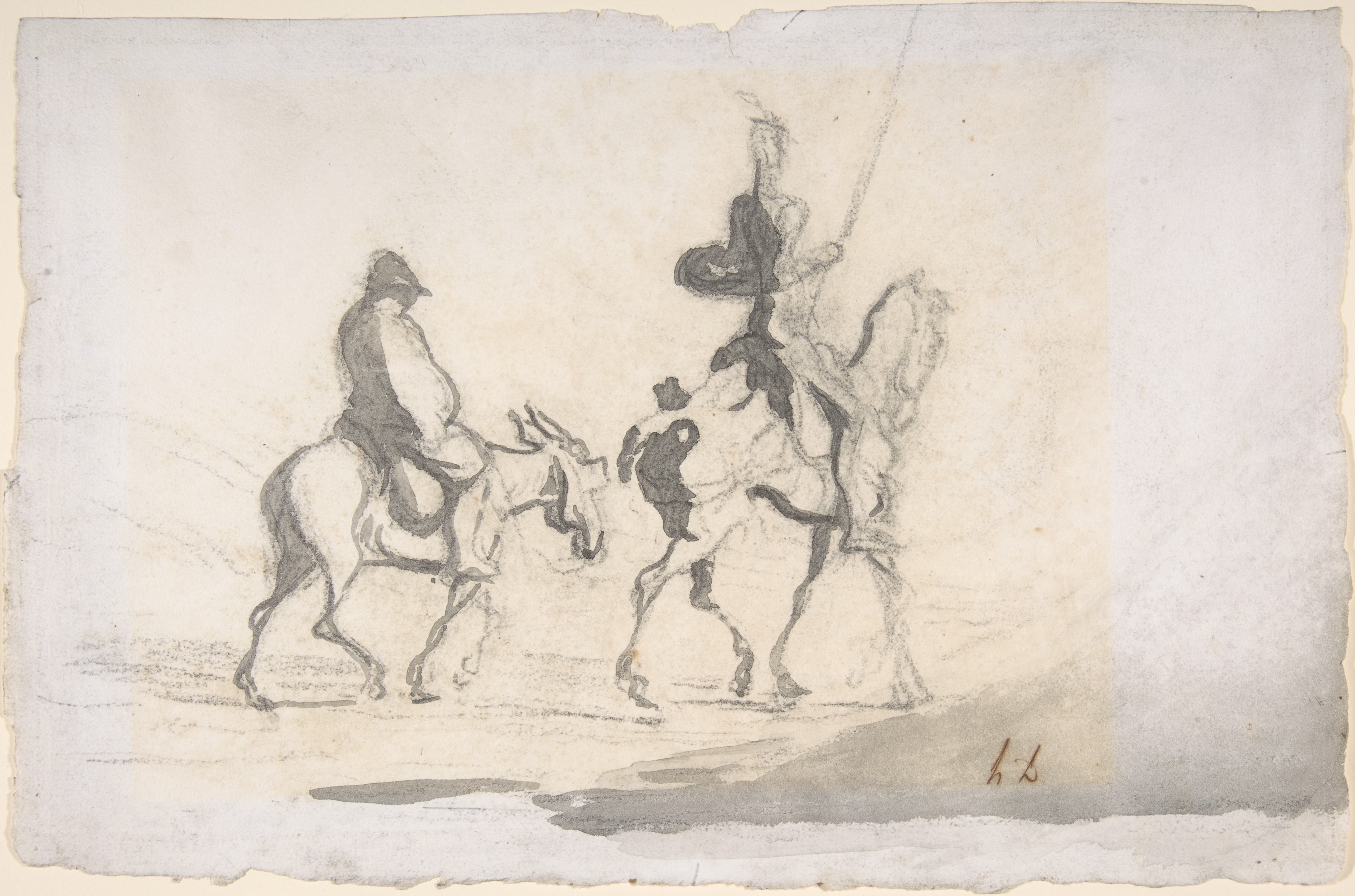 Honoré Daumier | Don Quixote and Sancho Panza | The Metropolitan Museum ...