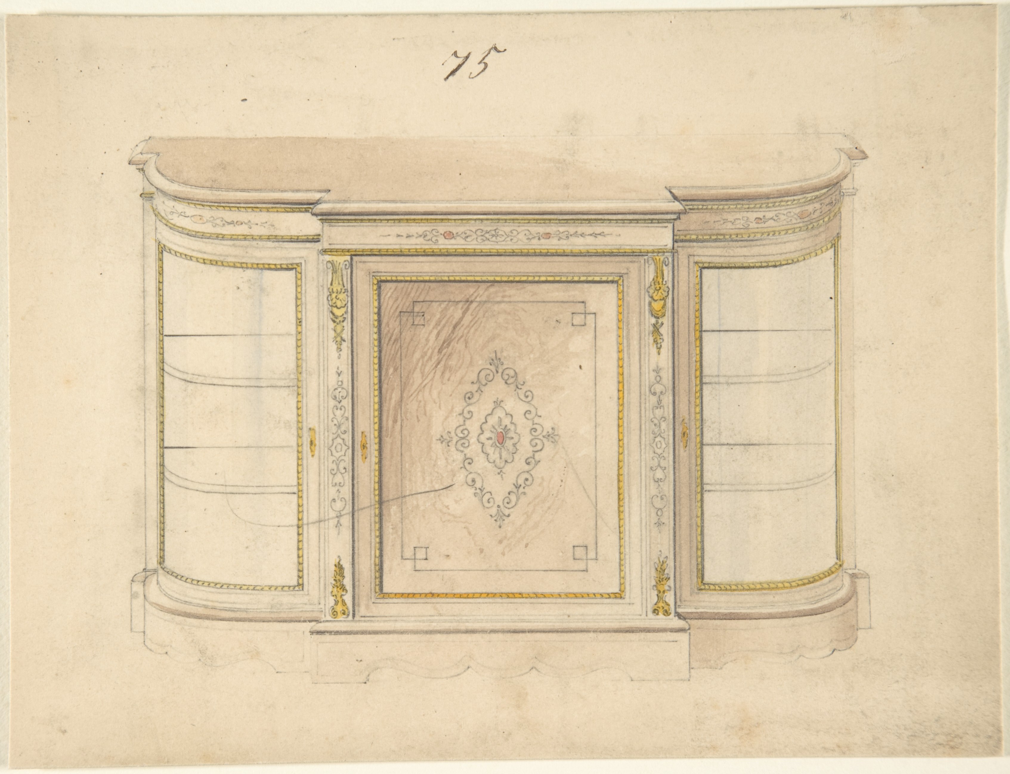 Anonymous, British, 19th century, Cabinet Design