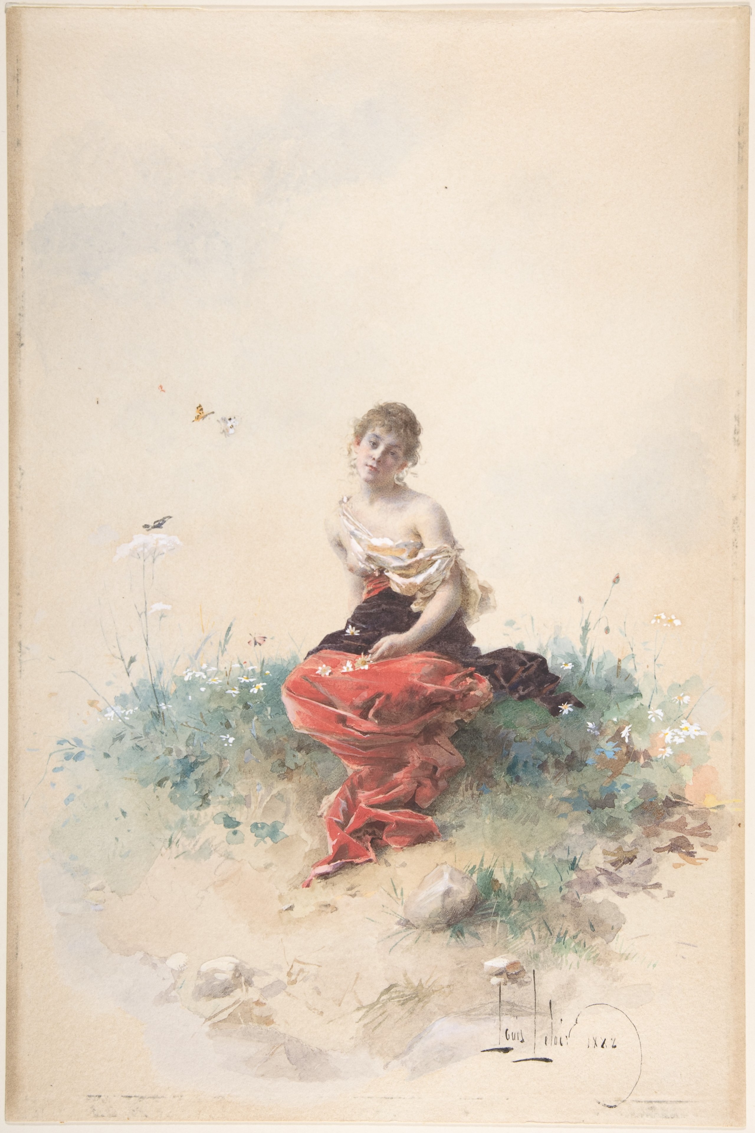 Alexandre-Louis Leloir | Female Figure | The Metropolitan Museum