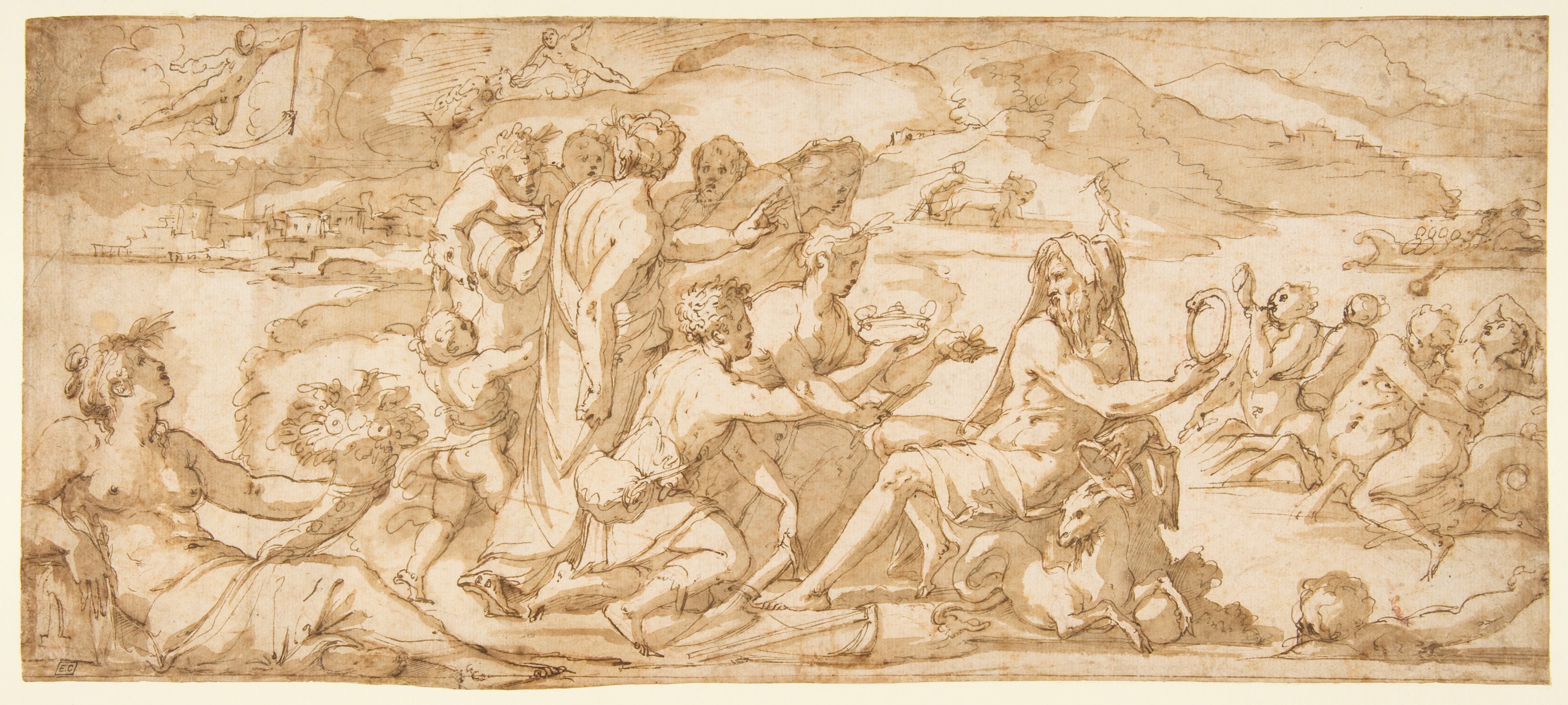 Giorgio Vasari | The First Fruits of the Earth Offered to Saturn | The  Metropolitan Museum of Art