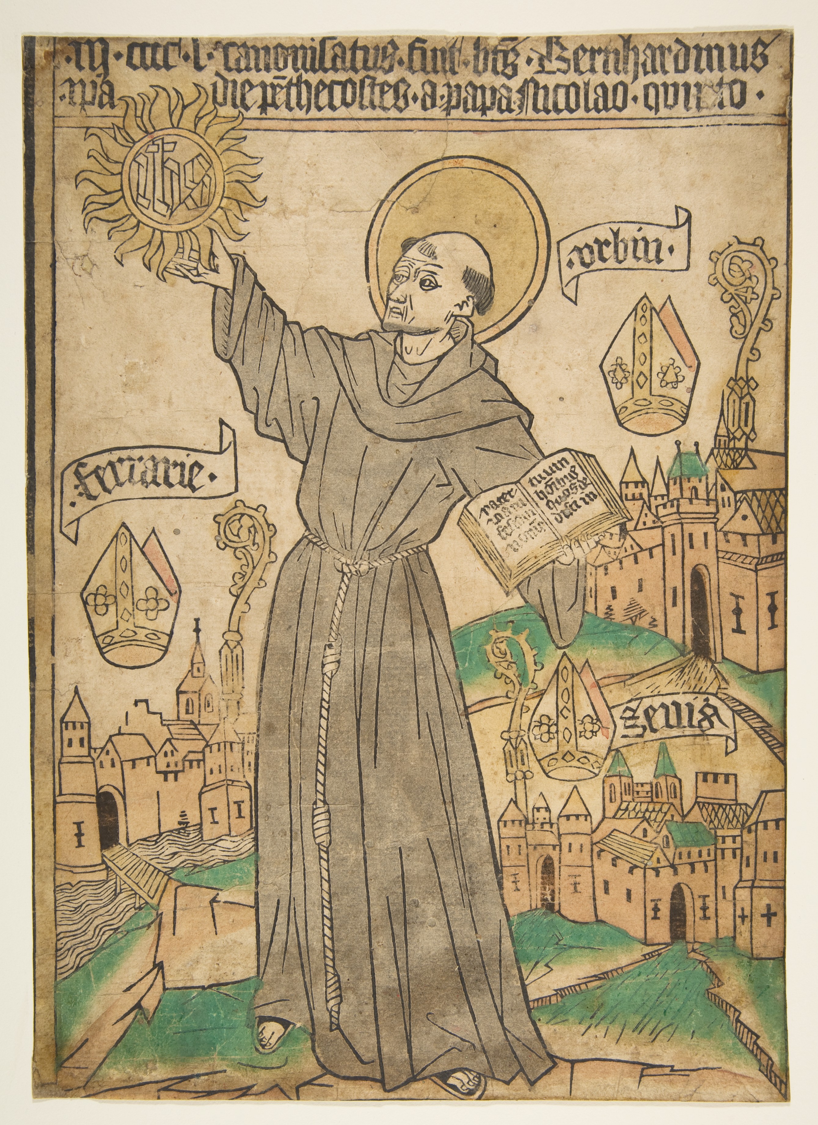 Anonymous, German, Upper Germany, 15th Museum Metropolitan century Saint Bernardino The | of Siena Art of 