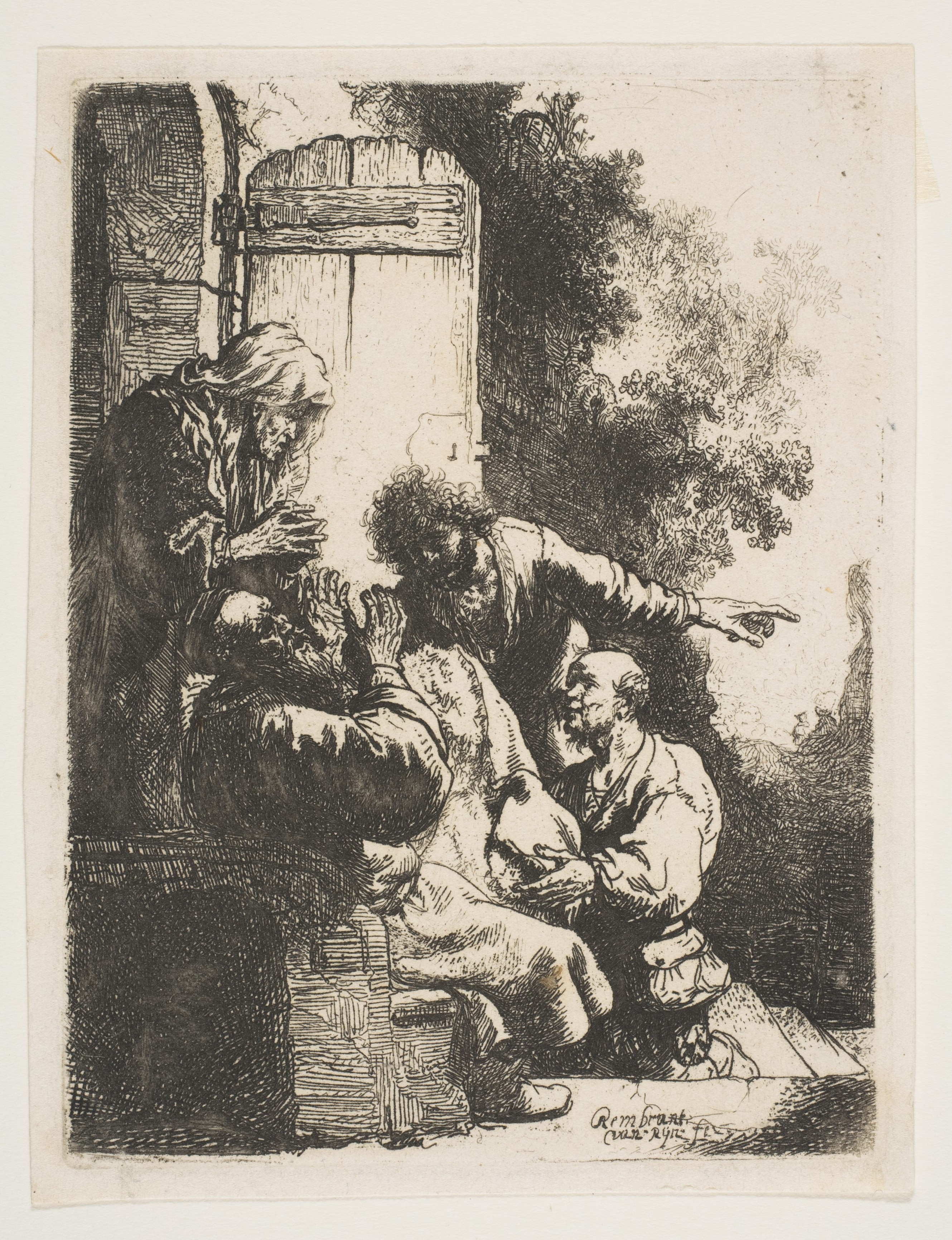 Rembrandt (Rembrandt van Rijn) | Joseph's Coat Brought to Jacob | The ...