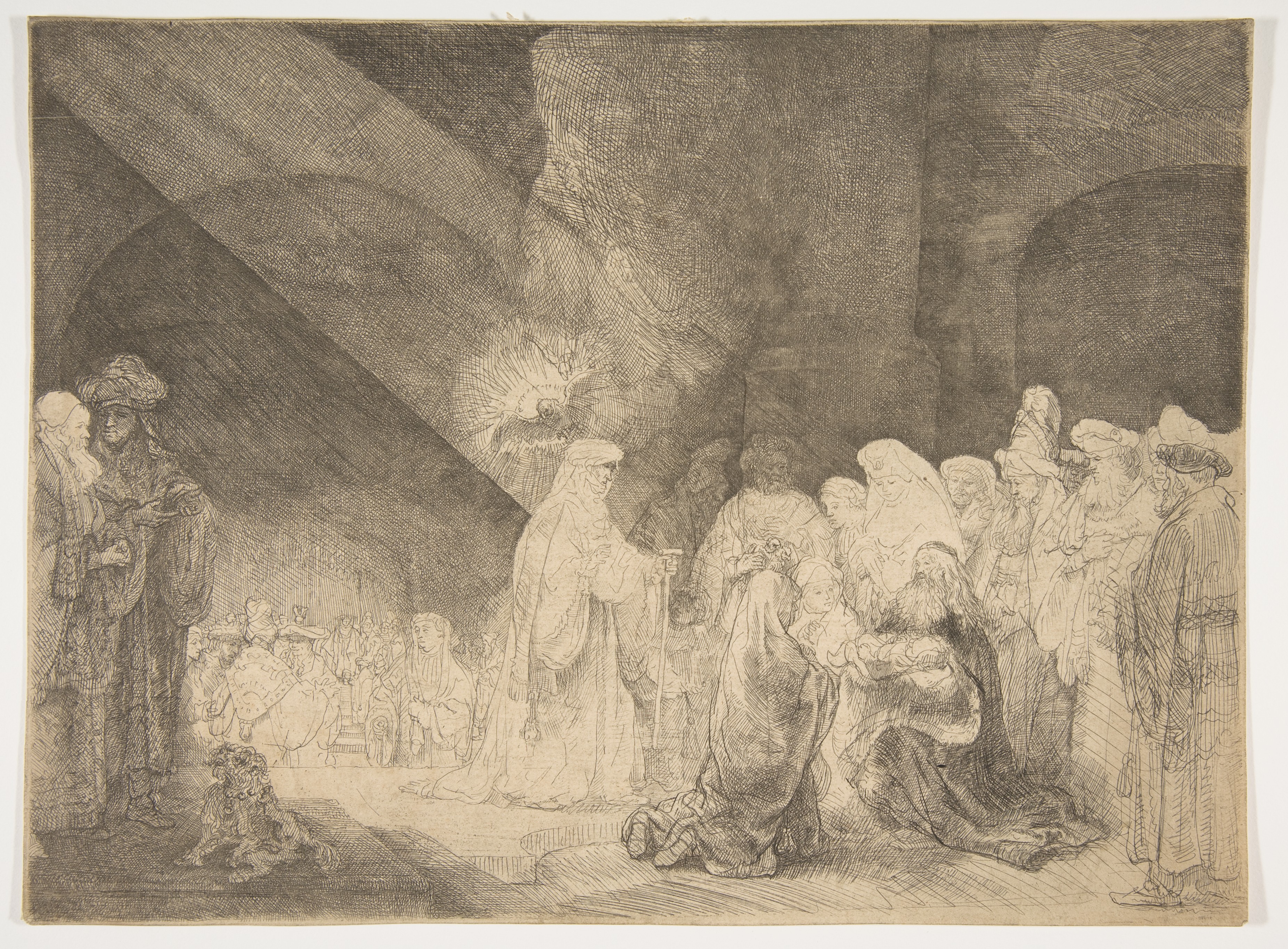 rembrandt the presentation in the temple