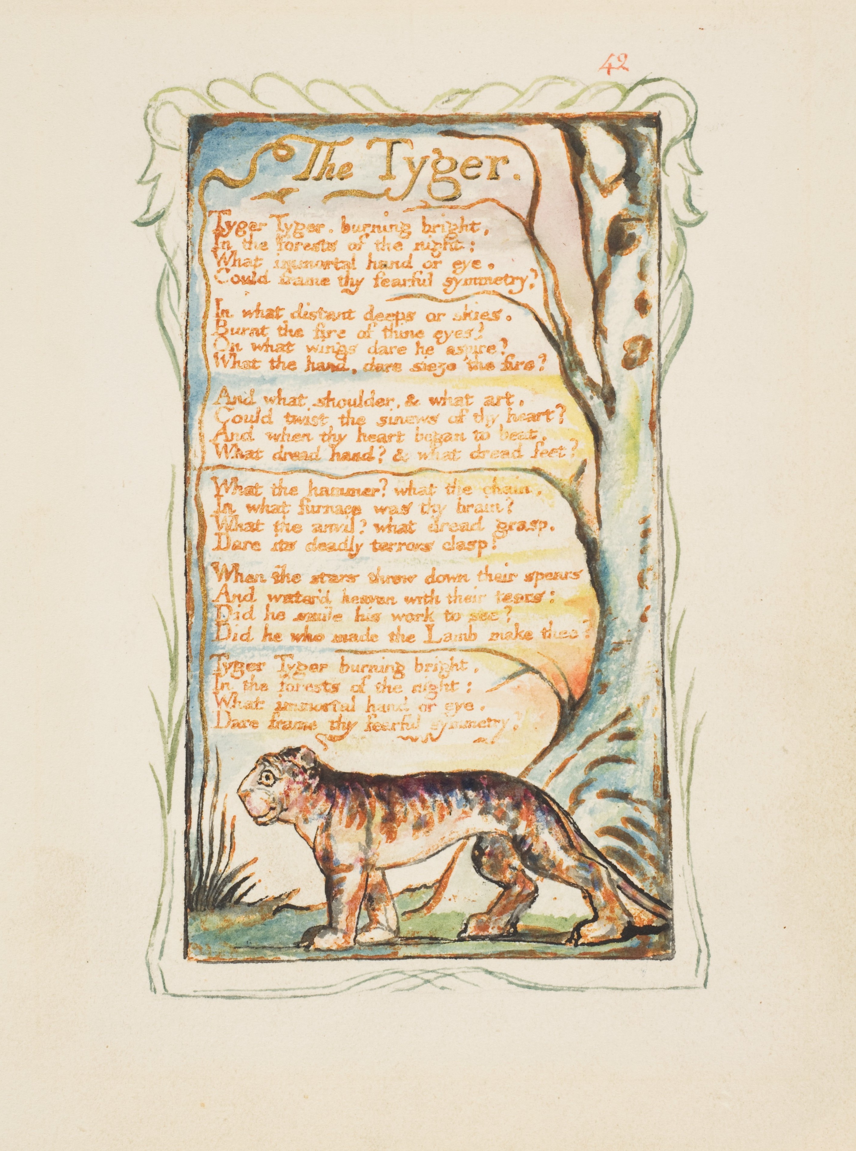 tiger tiger in the night poem
