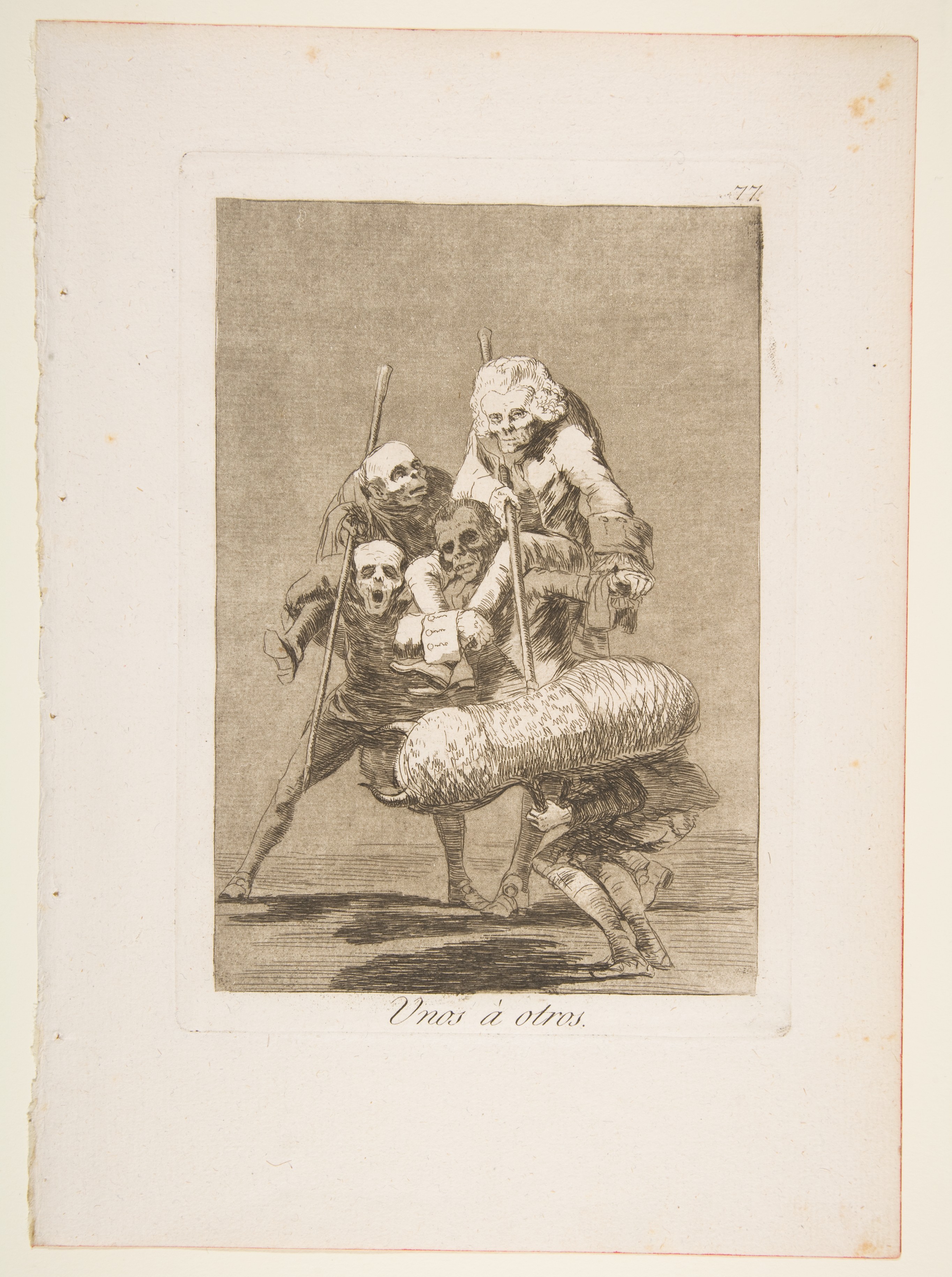 Goya Francisco De Goya Y Lucientes Plate 77 From Los Caprichoswhat One Does To Another 9264