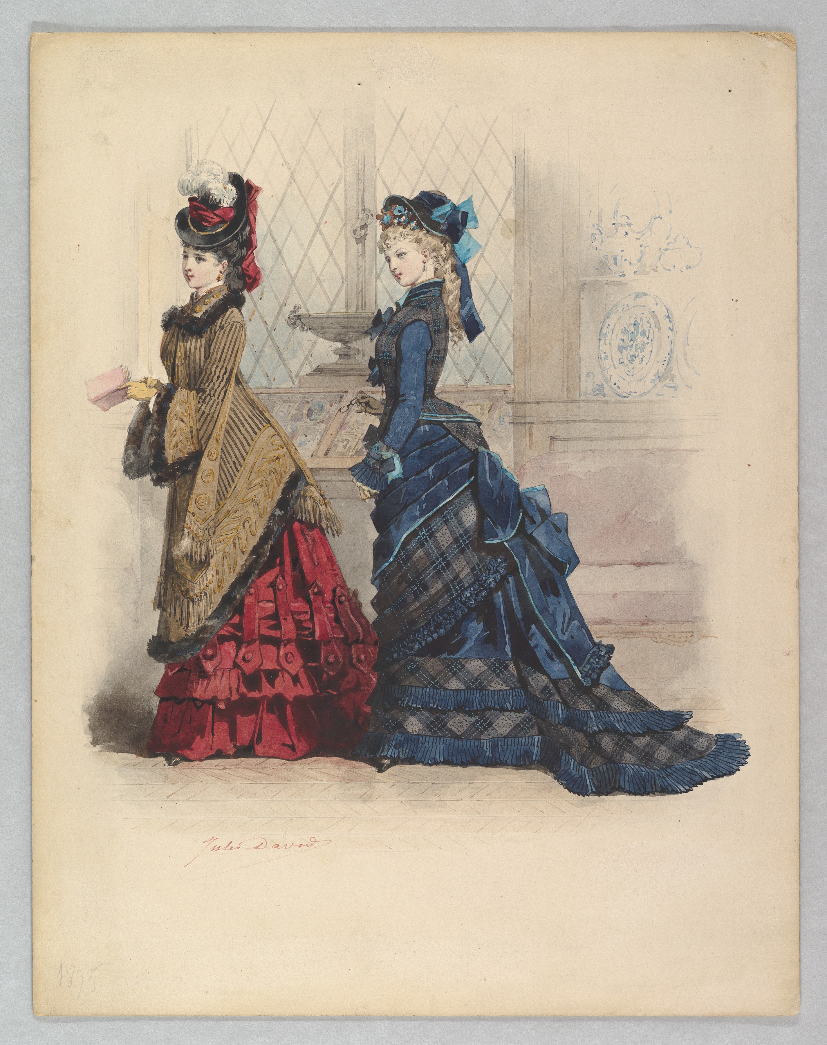 Her Majesty Empress Eugénie dressed as an  (in riding dress) by Jules  David (Château de Compiègne), Grand Ladies