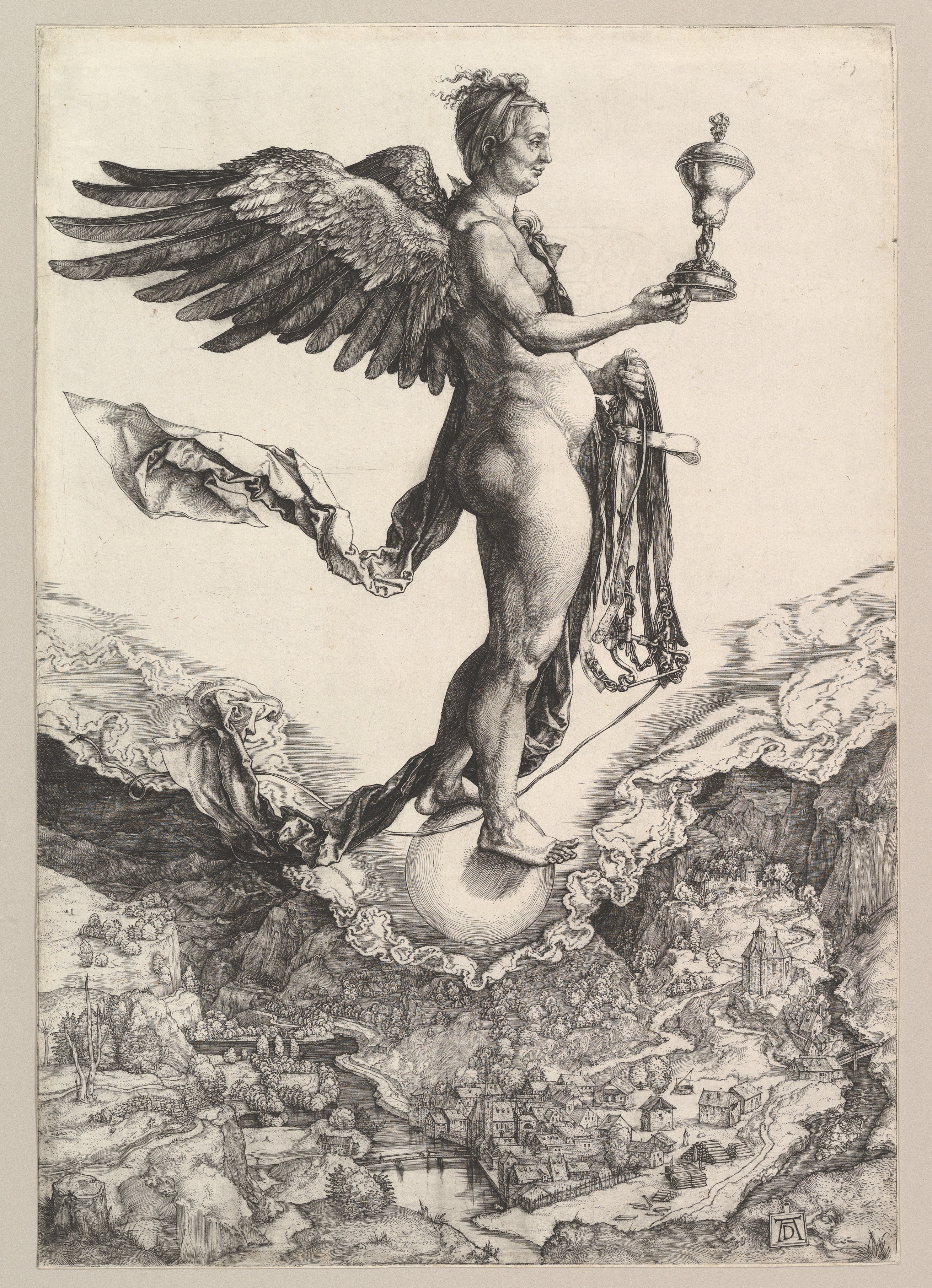 Albrecht Dürer, Nemesis (The Great Fortune)