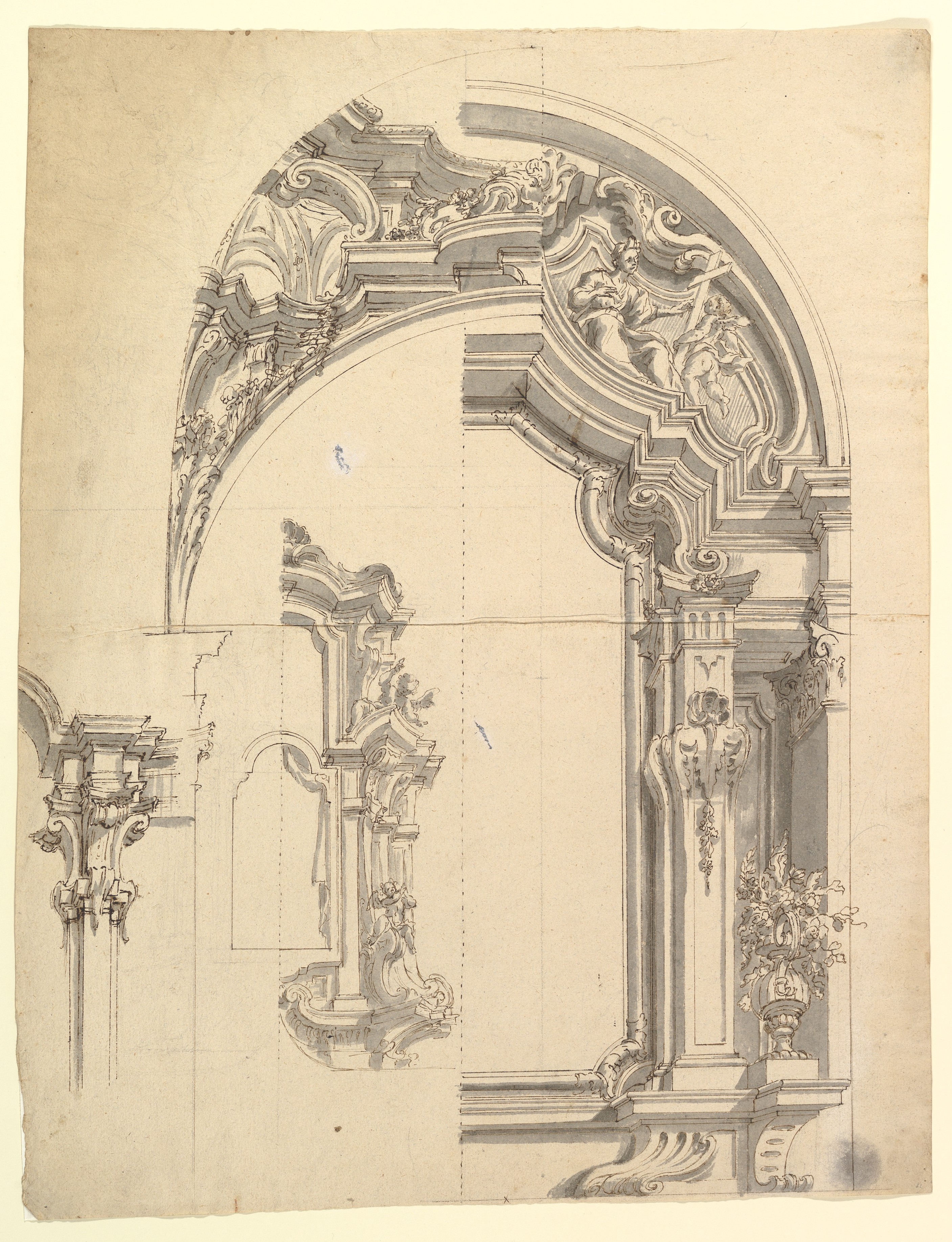 Anonymous, Italian, Piedmontese, 18th century | Design for an Altar ...