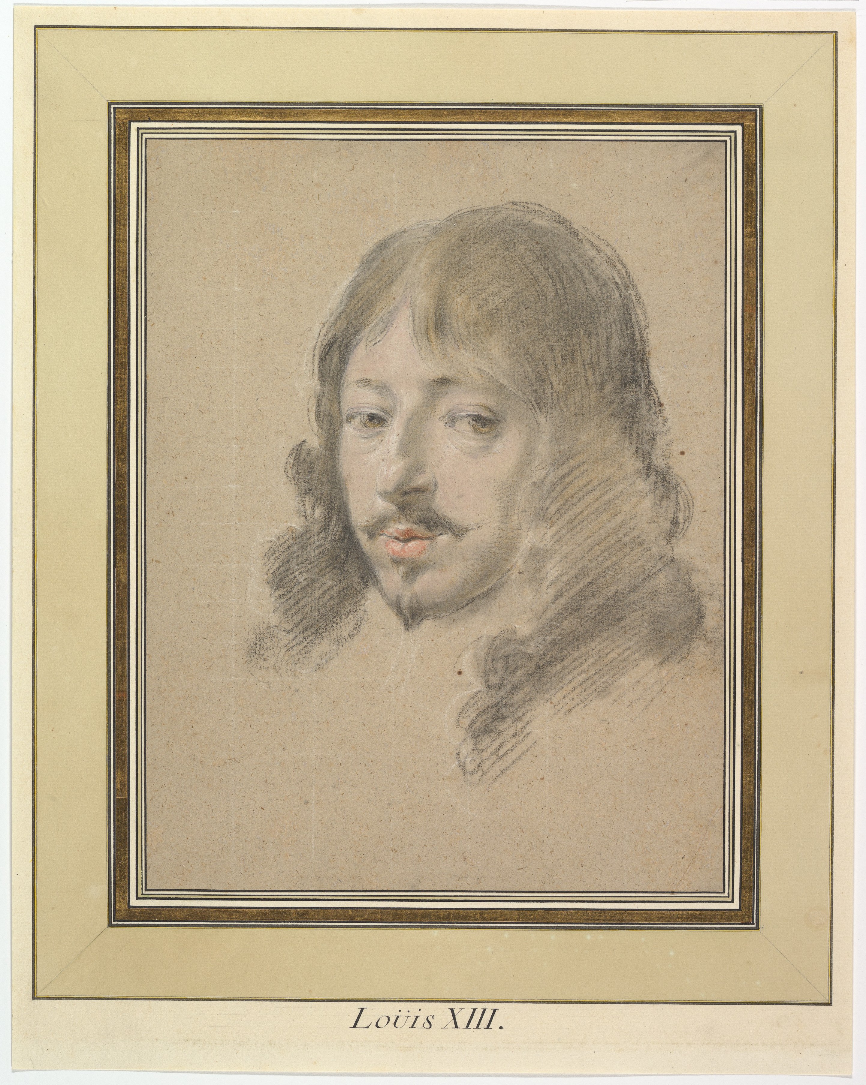 Simon Vouet, Portrait of Louis XIII