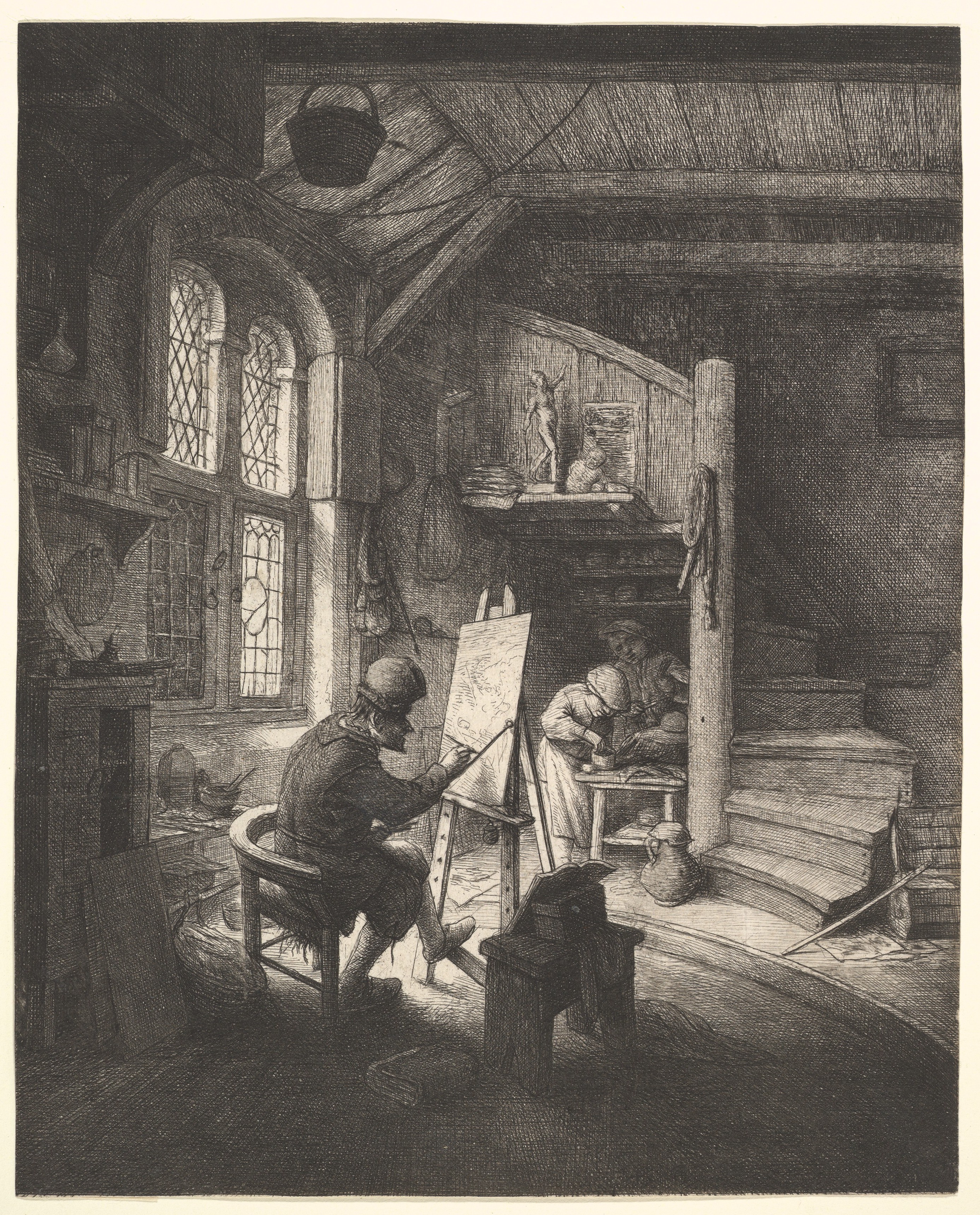 Adriaen van Ostade | The Painter in His Studio | The Metropolitan Museum of  Art