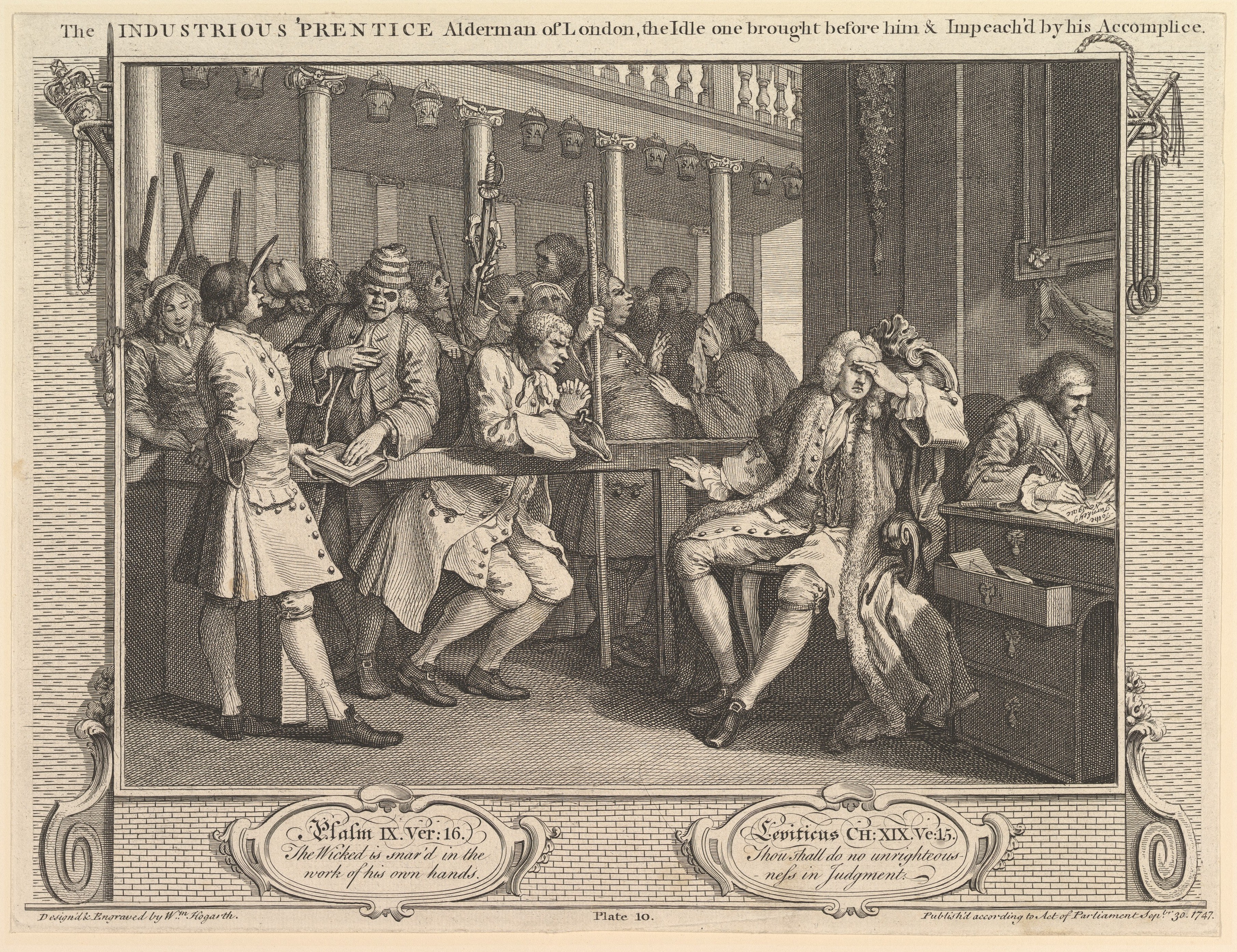 William Hogarth | The Industrious 'Prentice Alderman of William Hogarth | The Industrious 'Prentice Alderman of