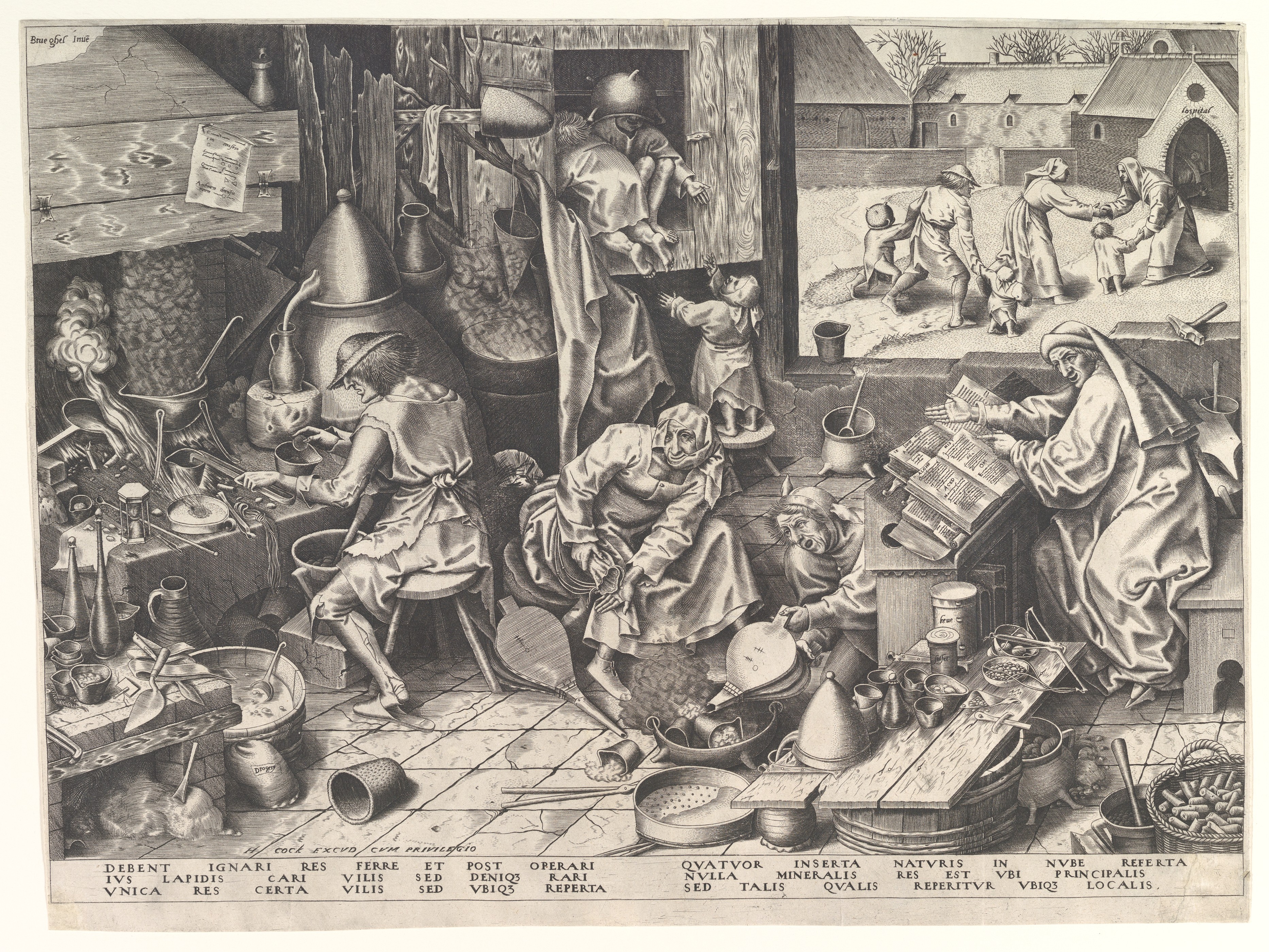 Pieter Bruegel the Elder  Faith (Fides) from the series The