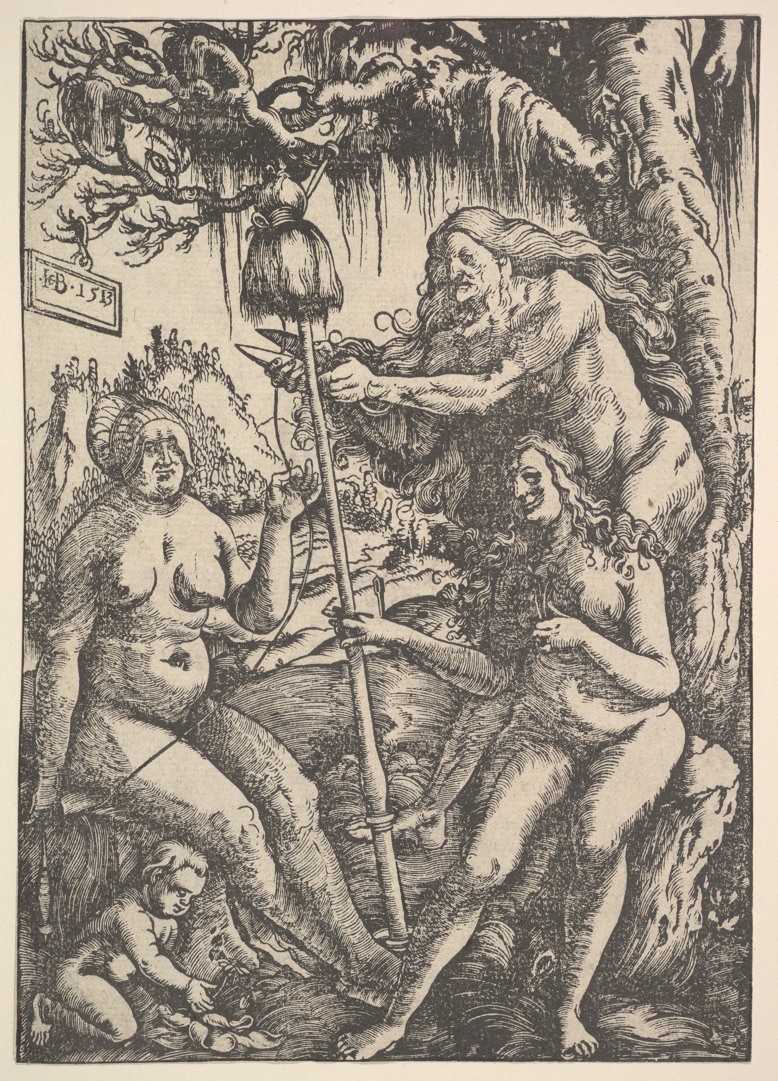 Hans Baldung (called Hans Baldung Grien) | The Three Fates