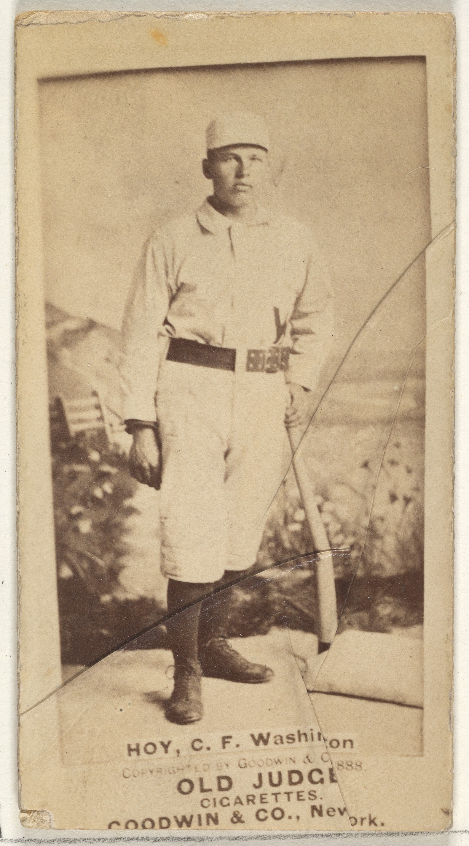 Issued by Goodwin & Company William Ellsworth "Dummy" Hoy, Center