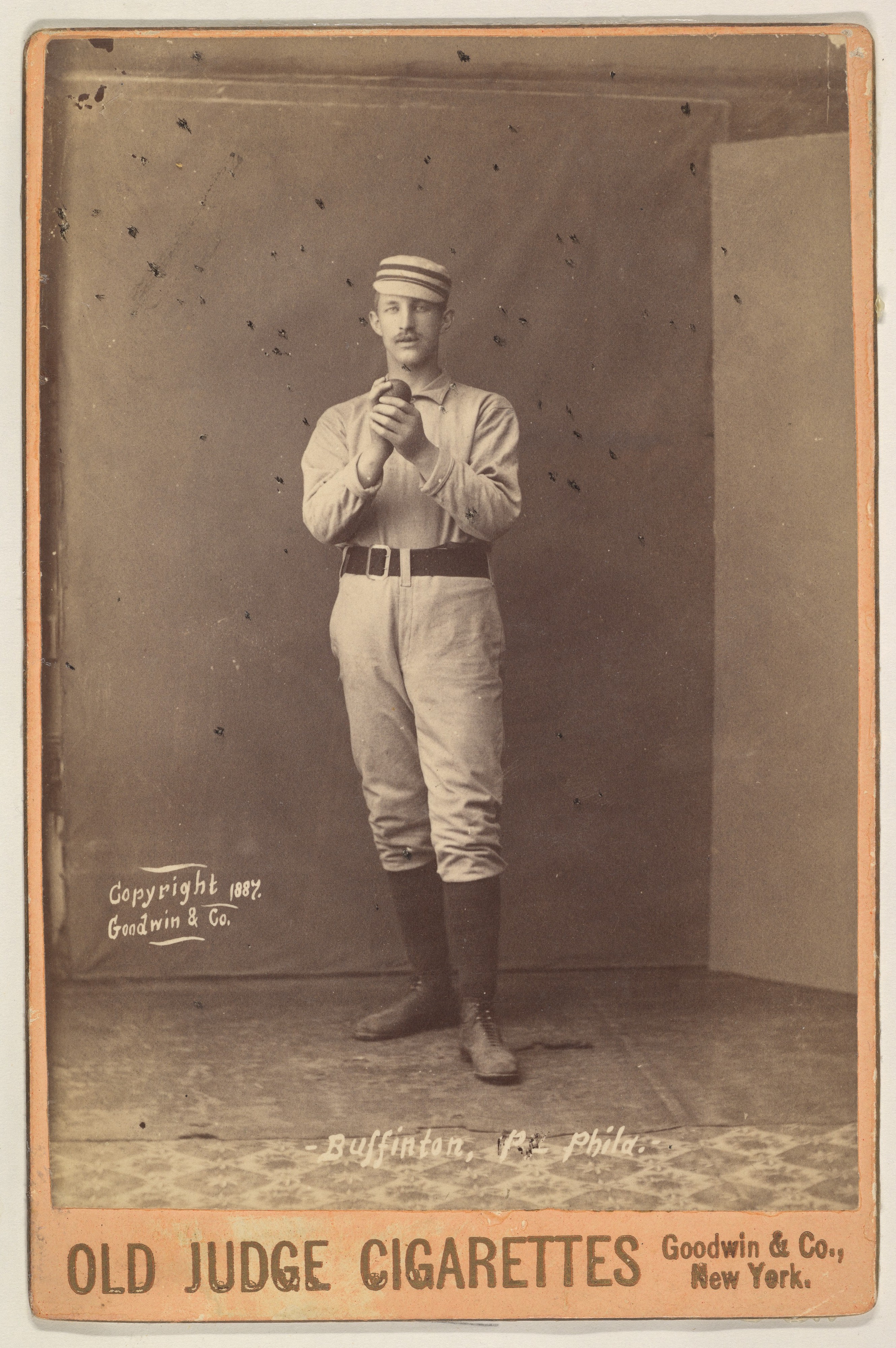 Goodwin & Company, Buffinton, Pitcher, Philadelphia, from the series Old Judge Cigarettes