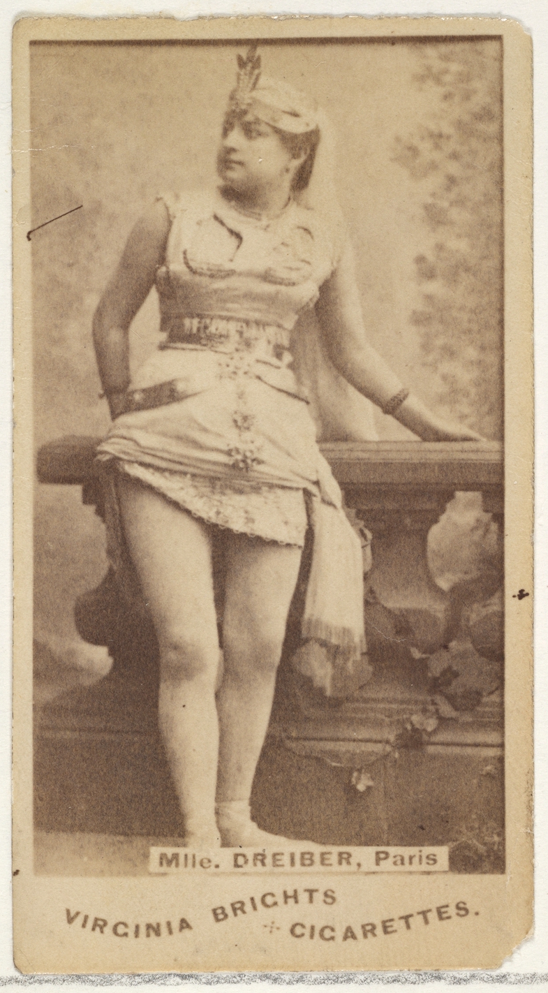 Allen & Ginter, Mlle. Dreiber, Paris, from the Actors and Actresses series (N45, Type 1) for Virginia Brights Cigarettes