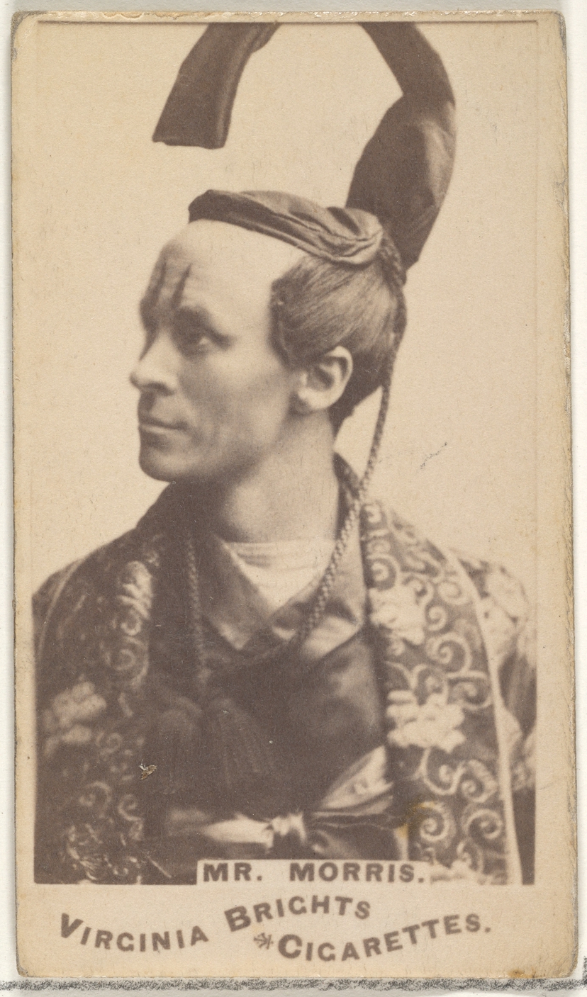 Allen & Ginter, Mr. Morris, from the Actors and Actresses series (N45, Type 1) for Virginia Brights Cigarettes