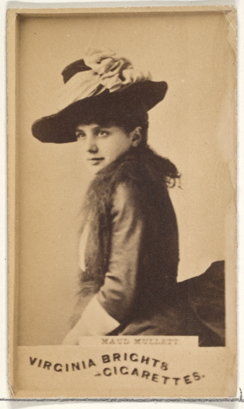 Allen & Ginter, Maud Mullett, from the Actors and Actresses series (N45, Type 1) for Virginia Brights Cigarettes