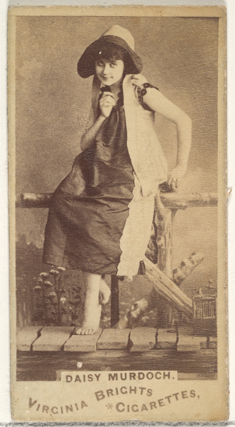 Allen & Ginter, Daisy Murdoch, from the Actors and Actresses series (N45, Type 1) for Virginia Brights Cigarettes